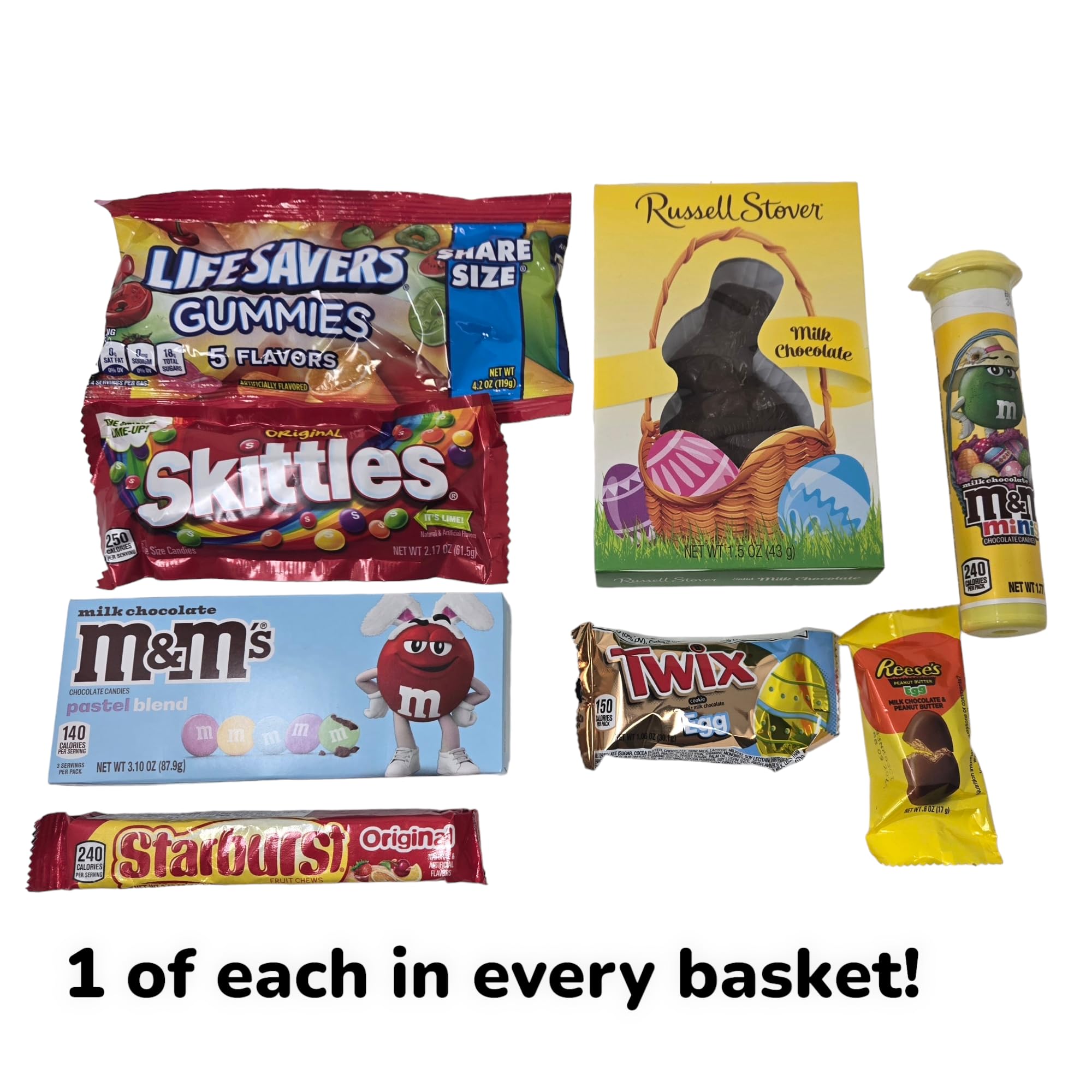 Prefilled Easter Baskets for Kids, Easter Basket for Kids Teens – Premade Easter Baskets Care Package with Chocolates & Candies Snack Pack Care Munch Box Easter Gifts for Boys Girls Adults – Easter Baskets For Kids Already Filled
