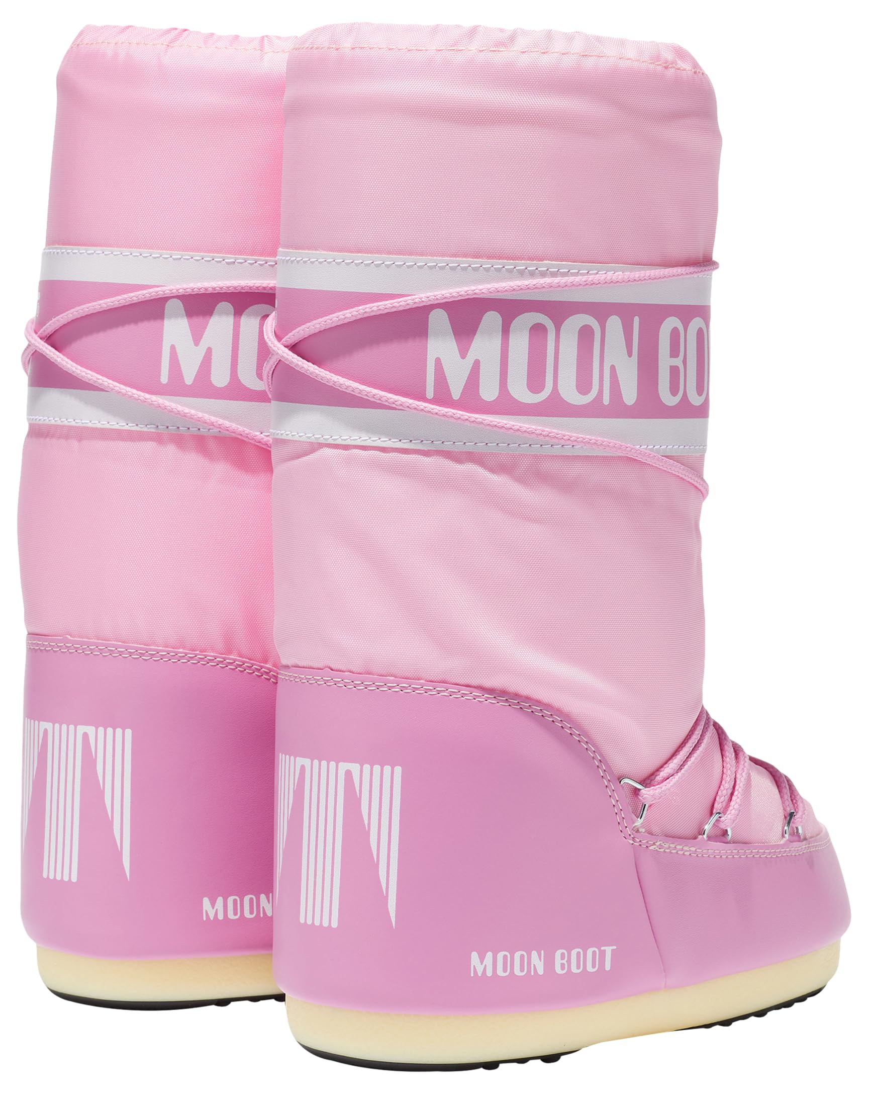 Moon Boot, Icon Nylon Insulated Slip On Snow Boots, 39/41 - Pink