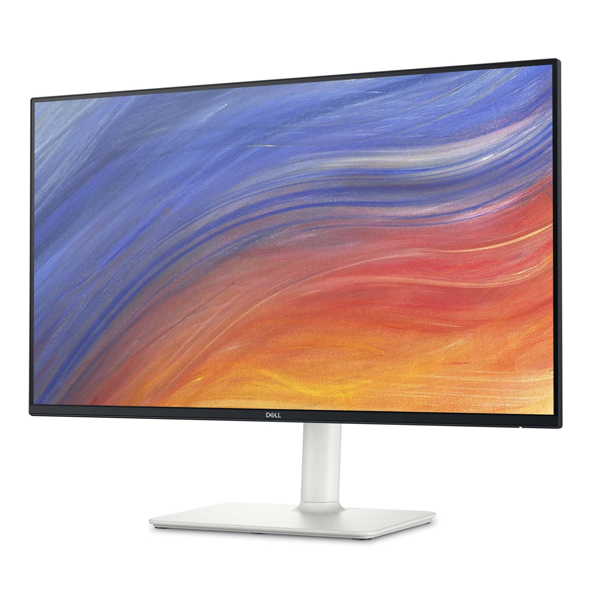 Dell S2425HS Monitor - 23.8 Inch, FHD (1920x1080) Display, 100Hz refresh rate 1500:1 contrast ratio, TÜV Rheinland Eye comfort 4 Star, Integrated 2x5W speaker, Height/Tilt/Swivel/Pivot - Ash White