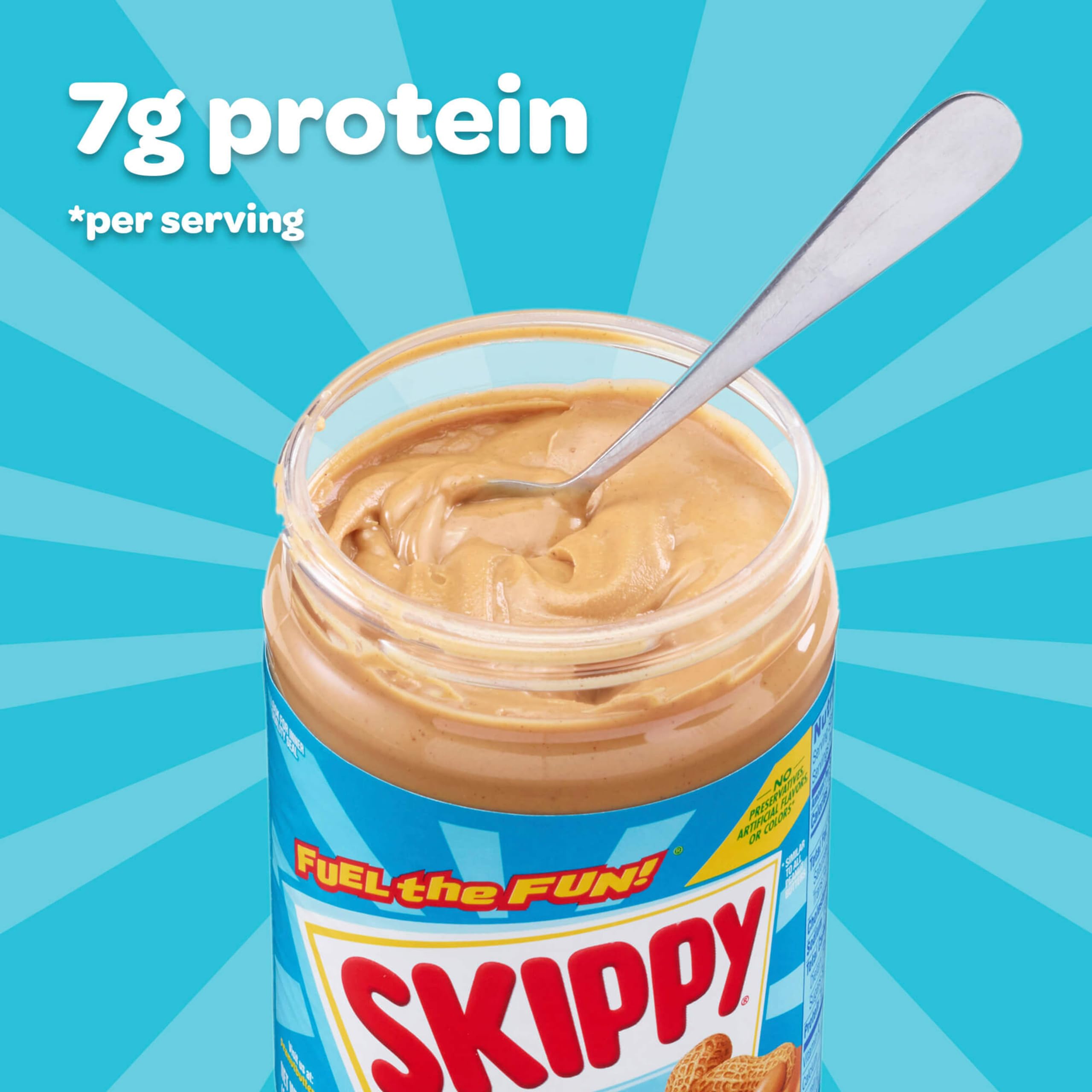 SKIPPY Peanut Butter, Super Chunky, 40 Ounce Twin Pack