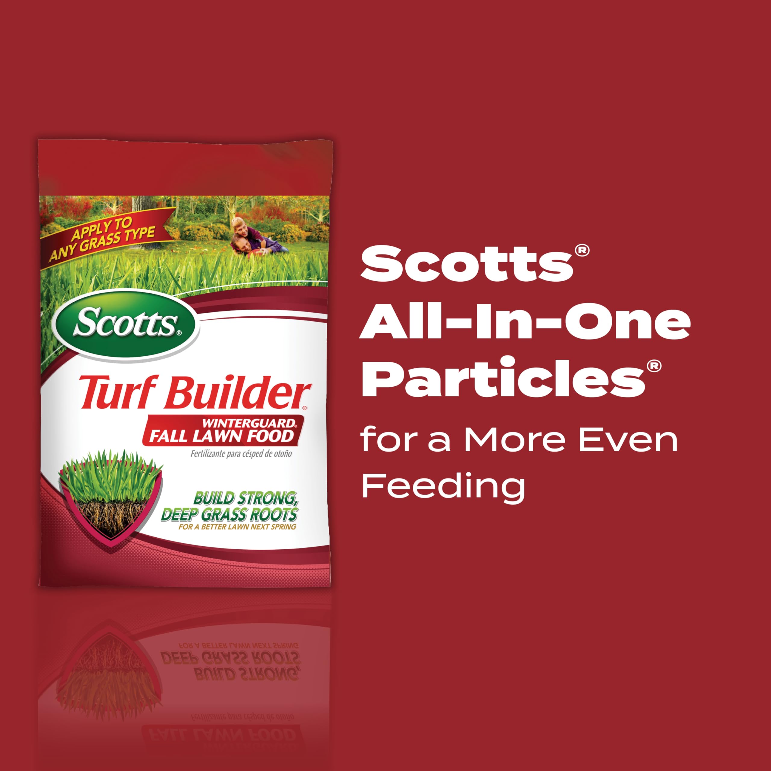 Scotts Turf Builder WinterGuard Fall Lawn Fertilizer for All Grass Types, 5,000 sq. ft., 12.5 lbs.