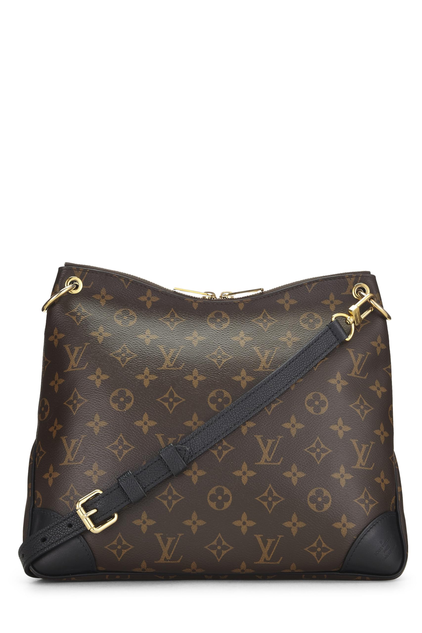 Louis Vuitton, Pre-Loved Black Monogram Canvas Odeon MM NM, Black