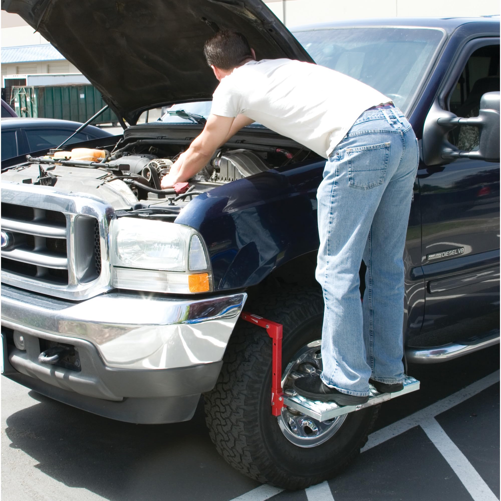 Performance Tool W41039 Non-slip Truck Tire Service Step (Up to 13-Inch Tire Depth)