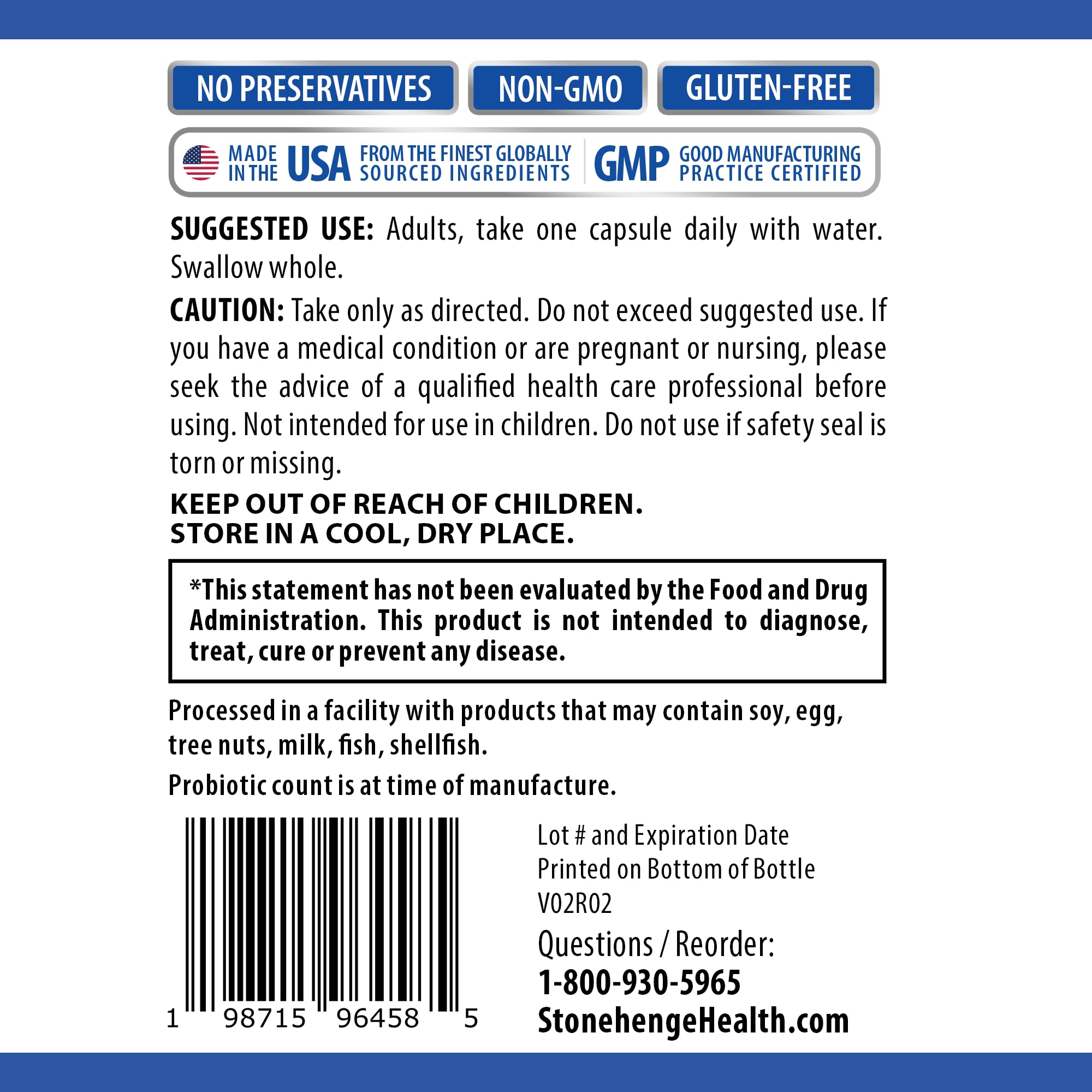 Stonehenge Health Probiotics 70 Billion CFU + 24 Strains, Prebiotic, Dynamic Biotics+ for Women, New Formula for Weight Management, Digestive & Vaginal Support, Delayed Release Shelf Stable Non-GMO