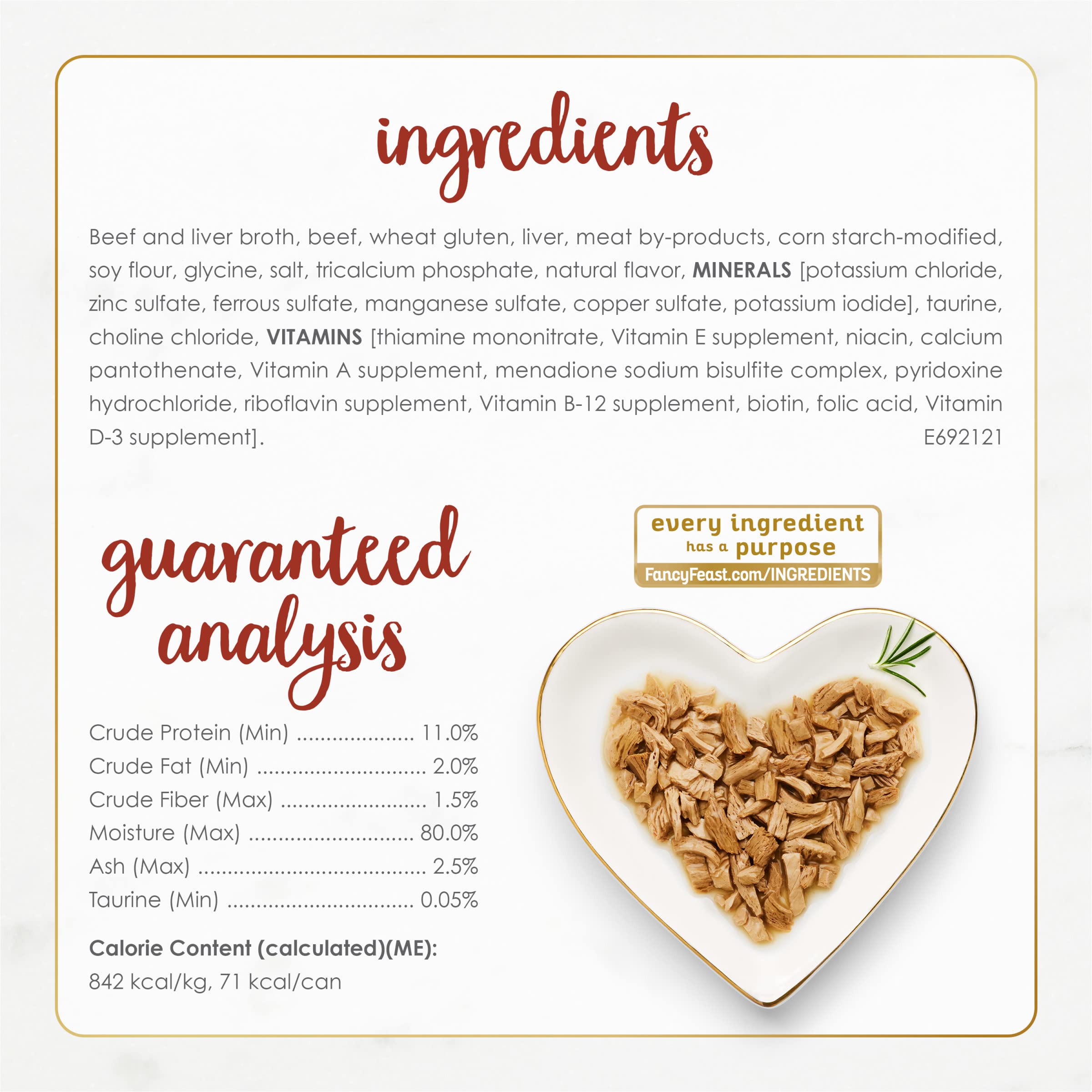 Purina Fancy Feast Grilled Wet Cat Food Beef and Liver Feast in Wet Cat Food Gravy - (Pack of 24) 3 oz. Cans