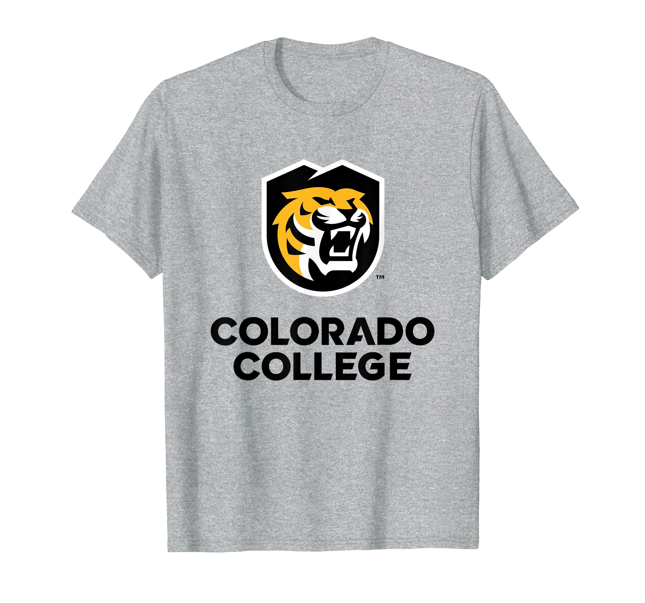 Colorado College Tigers Icon Gray Officially Licensed T-Shirt