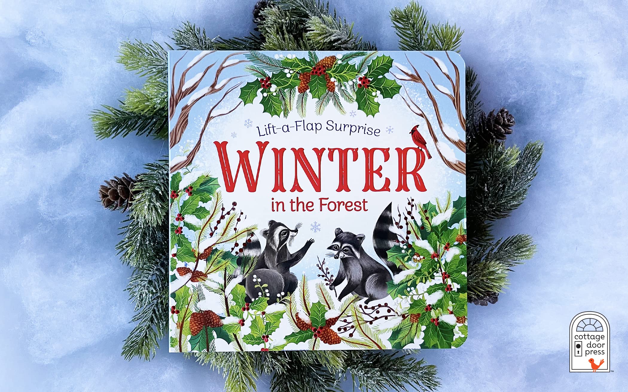 Winter In The Forest Deluxe Lift-a-Flap & Pop-Up Seasons Children's Board Book (Lift-a-flap Surprise)