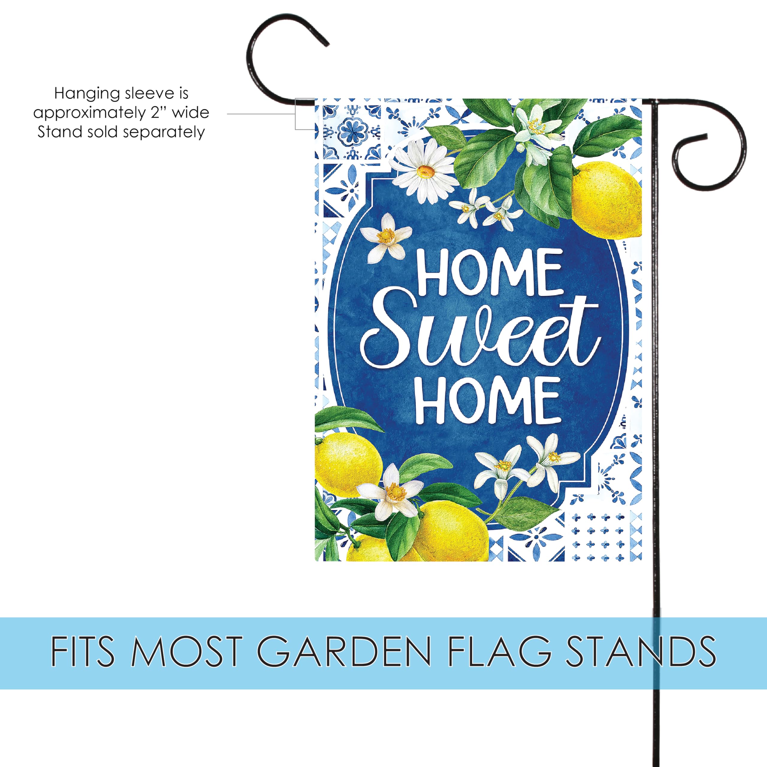 Toland Home Garden 1112695 Citrus Casa Summer Flag, Double Sided for Outdoor Spring House Yard Decoration