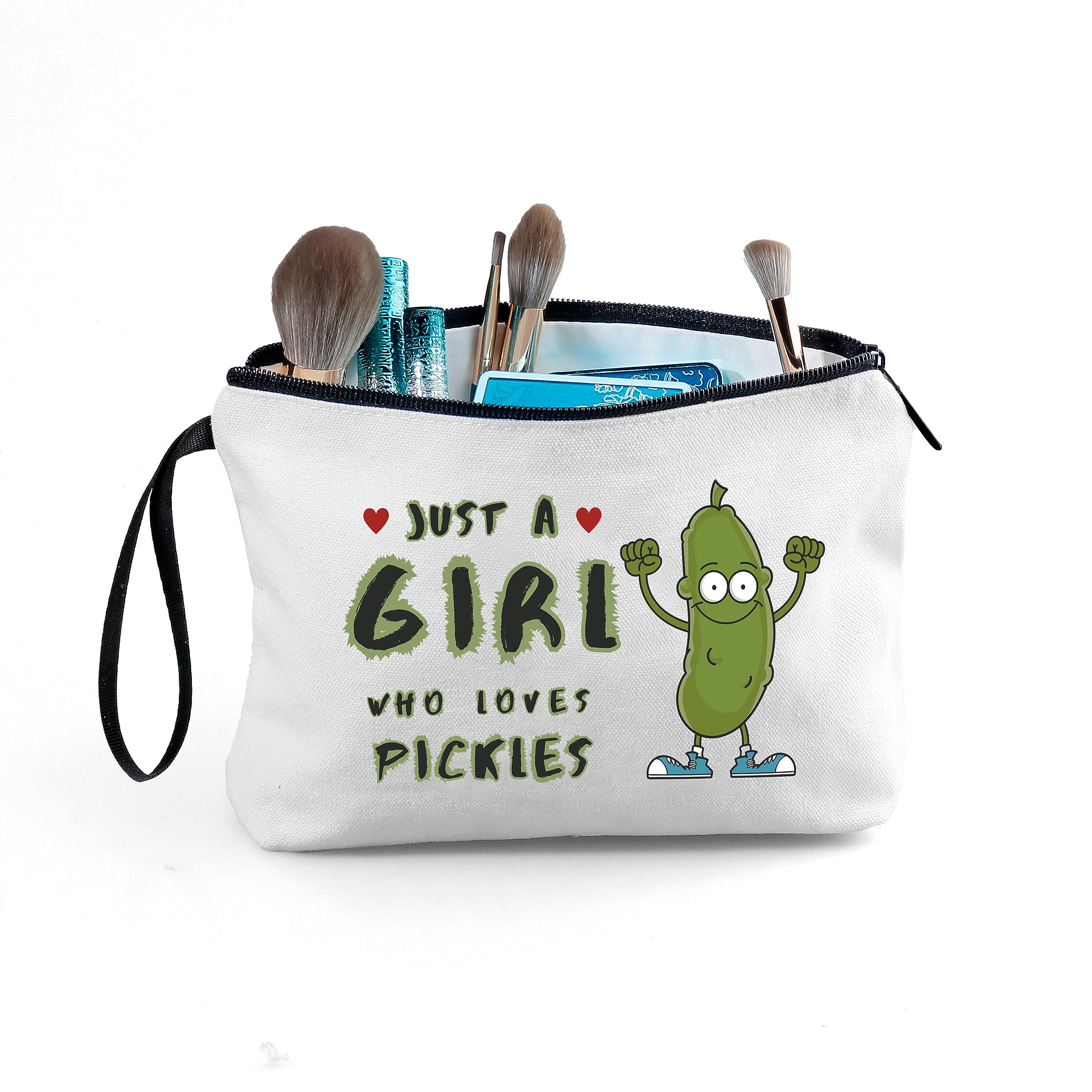 Funny Birthday Gifts, Cool Gifts for Female Friends, Pickle Gifts, Small Cosmetic Bag, Girl Birthday Gift, Fun Gifts for Women, Birthday Gift for Sister, Teen Girls, Daughter, Niece, Christmas gifts