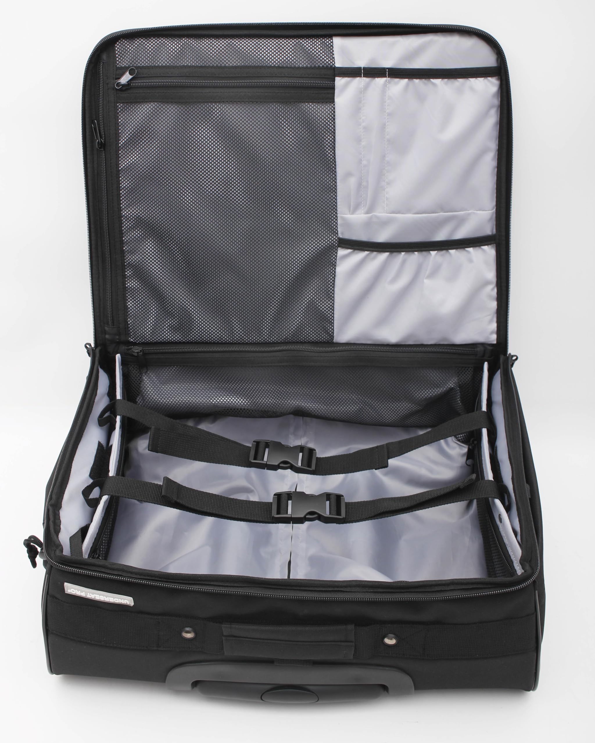 17.5" Foldable Laptop Carry-on Briefcase On Wheels, Under the Seat Personal Item Suitcase Compliant with Spirit, Frontier, American, Delta, Allegiant and More. 18x14x8 inches (45x36x20 cm)