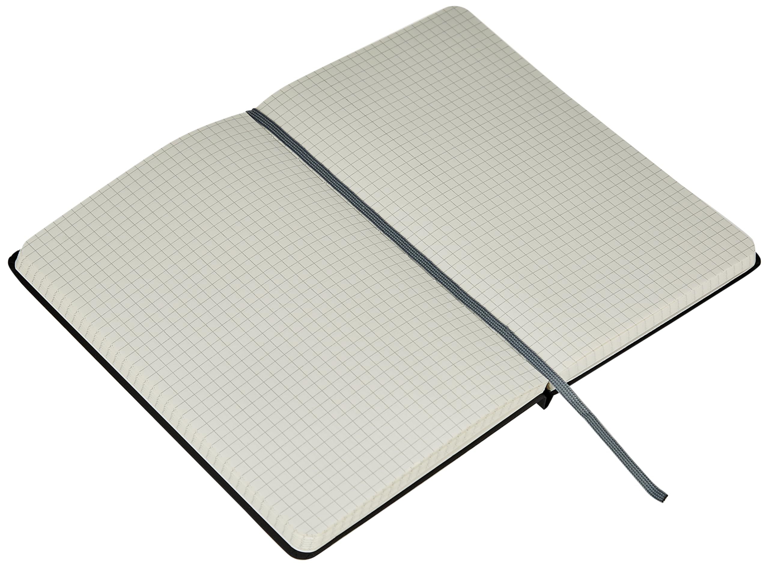 Amazon Basics Classic Grid Notebook, 240 Pages, Hardcover - 5 x 8.25-Inch, Graph Ruled Pages