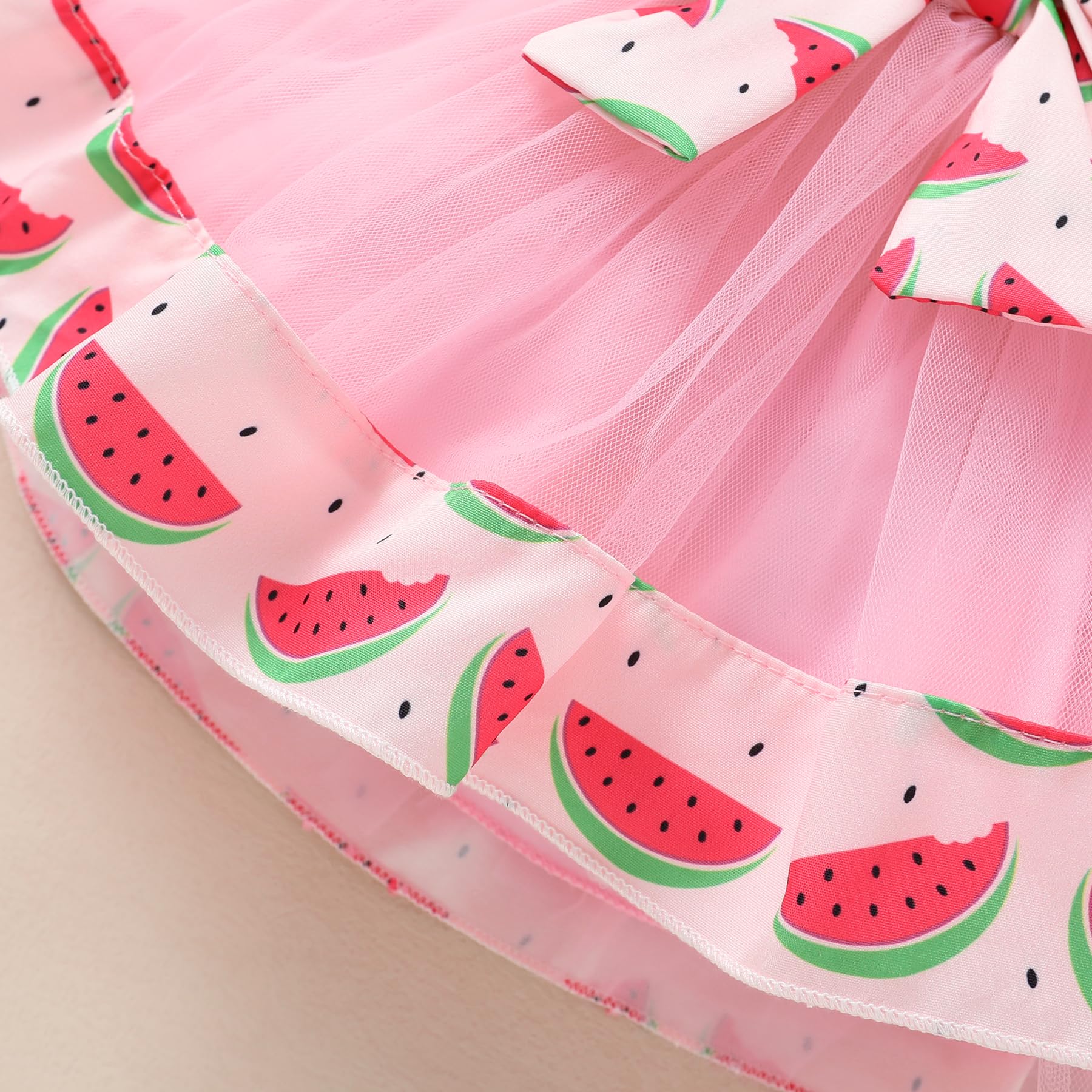 YOUNGER TREE Baby Girls 1st Birthday Outfit Sweet One Romper Donut Candy Bowknot Tutu Skirt Set One Years Old Clothes Birthday Gifts (One in a melon, 12-18 months)