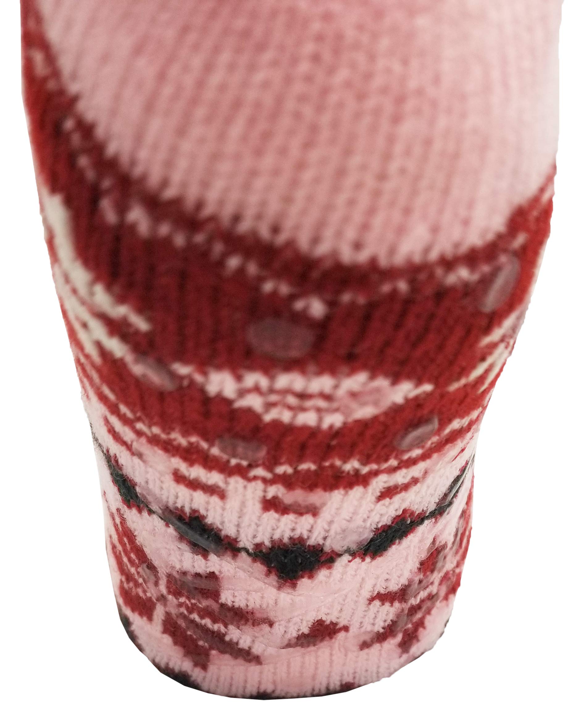 Sherpa Lined Slipper Socks, 3 Pairs for Women, Fluffy Christmas Winter Patterned with Gripper Bottoms, Warm Soft (Fair Isle)