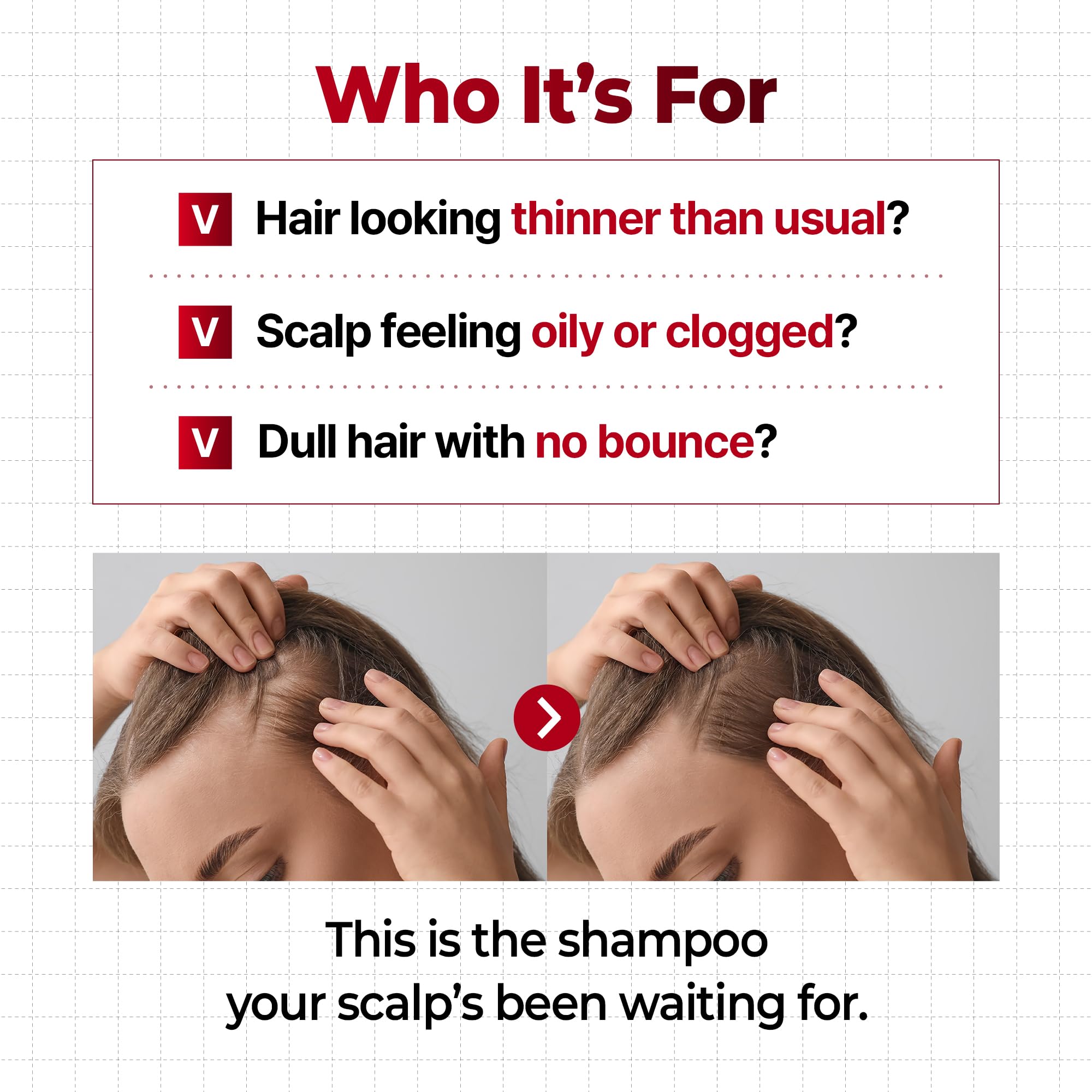 KUNDAL Caffeine hair Korean Hair Care Shampoo, White Musk, 16.9 Fl Oz - Sulfate Free, Menthol & Botanical Extracts, For Fuller Looking Hair, Refresh & Manageability
