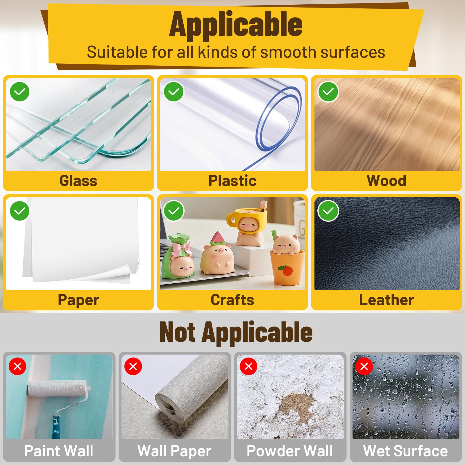 PHIXBEAR 180 Pcs Removable Mounting Putty, Strong Double Sided Glue Adhesive Dots Clear Museum Sticky Tack for Action Figures Wall Hanging No Residue, 3/8"