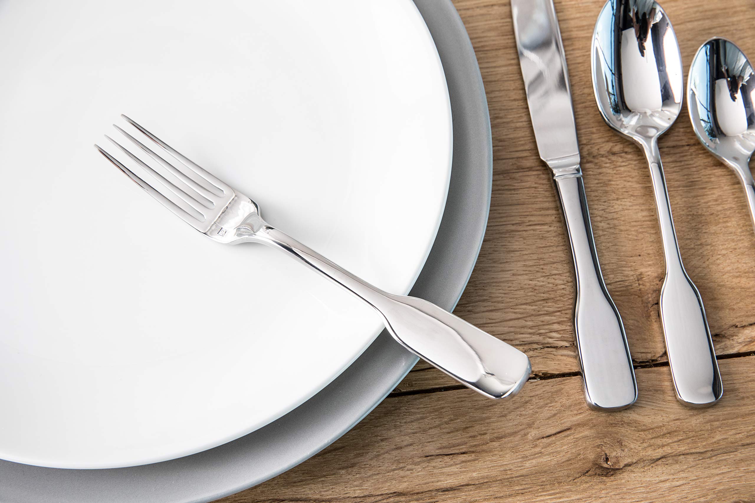 Fortessa Vitraluxe Dinnerware Heirloom Dinner Plate, 10.75-Inch, Set of 4, Linen