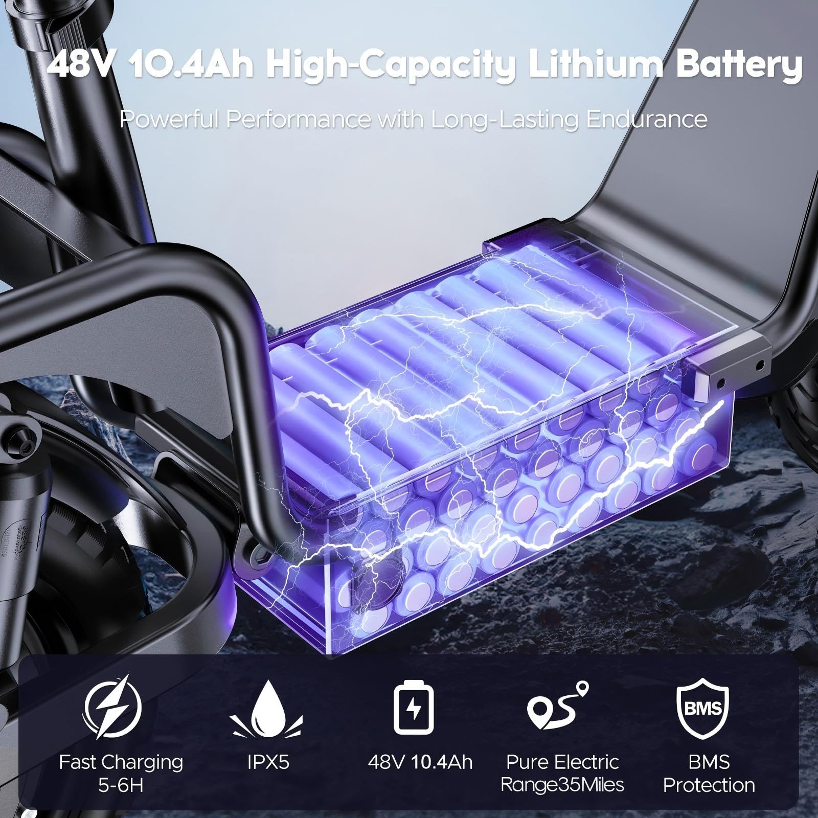Electric Scooter with Seat for Adults,1000W Peak Power, 35-Mile Range, 20MPH, 14" Tires, Foldable Commuter E-Scooter with Basket for Pets Dogs and Items, 330lbs Max Load