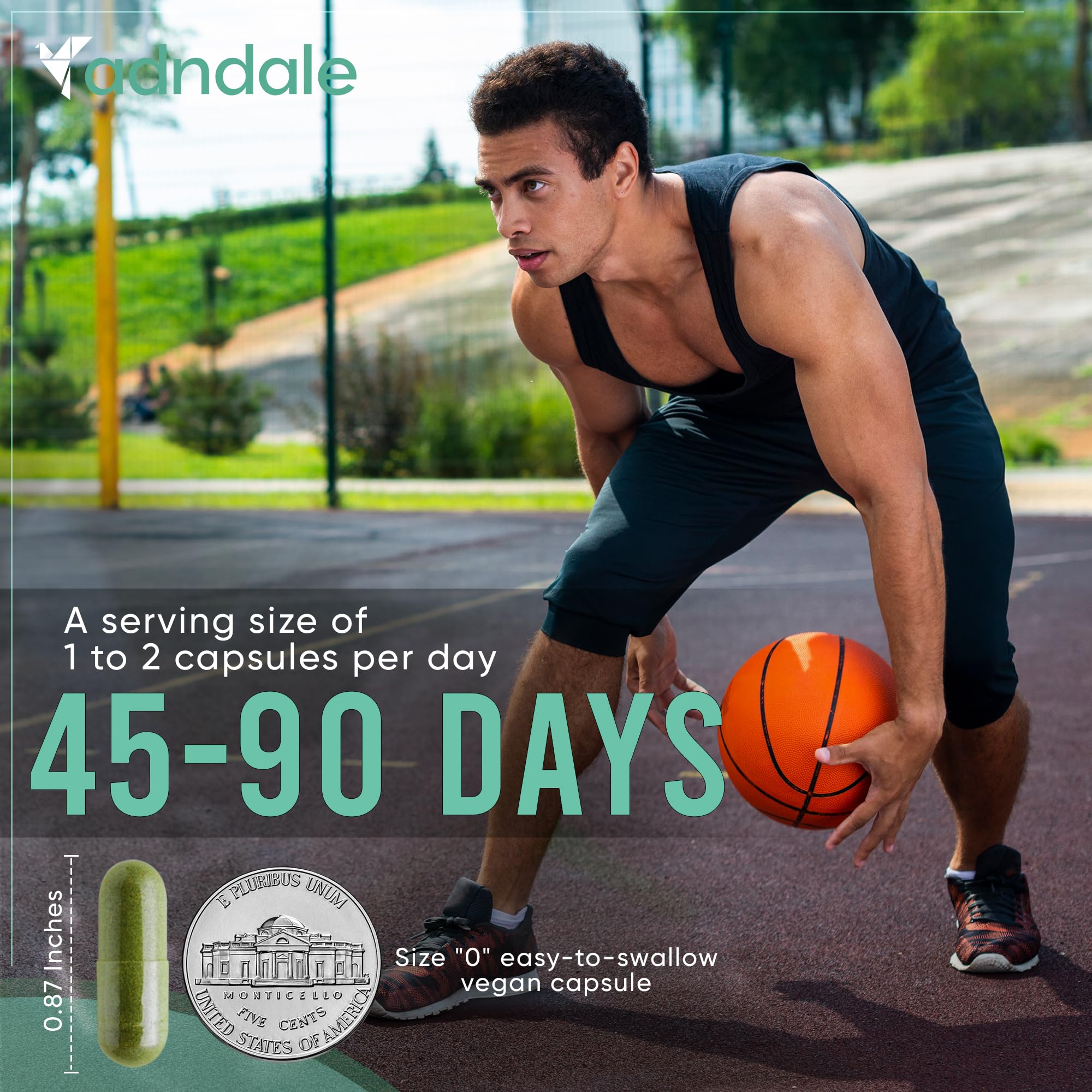 Adndale Sea Moss Black Seed Oil Ashwagandha Ginger Capsules. SeaMoss Capsules with Black Seed Oil, Ashwagandha, Turmeric, Moringa, Bladderwrack, Burdock Root, Manuka Honey, Cinnamon