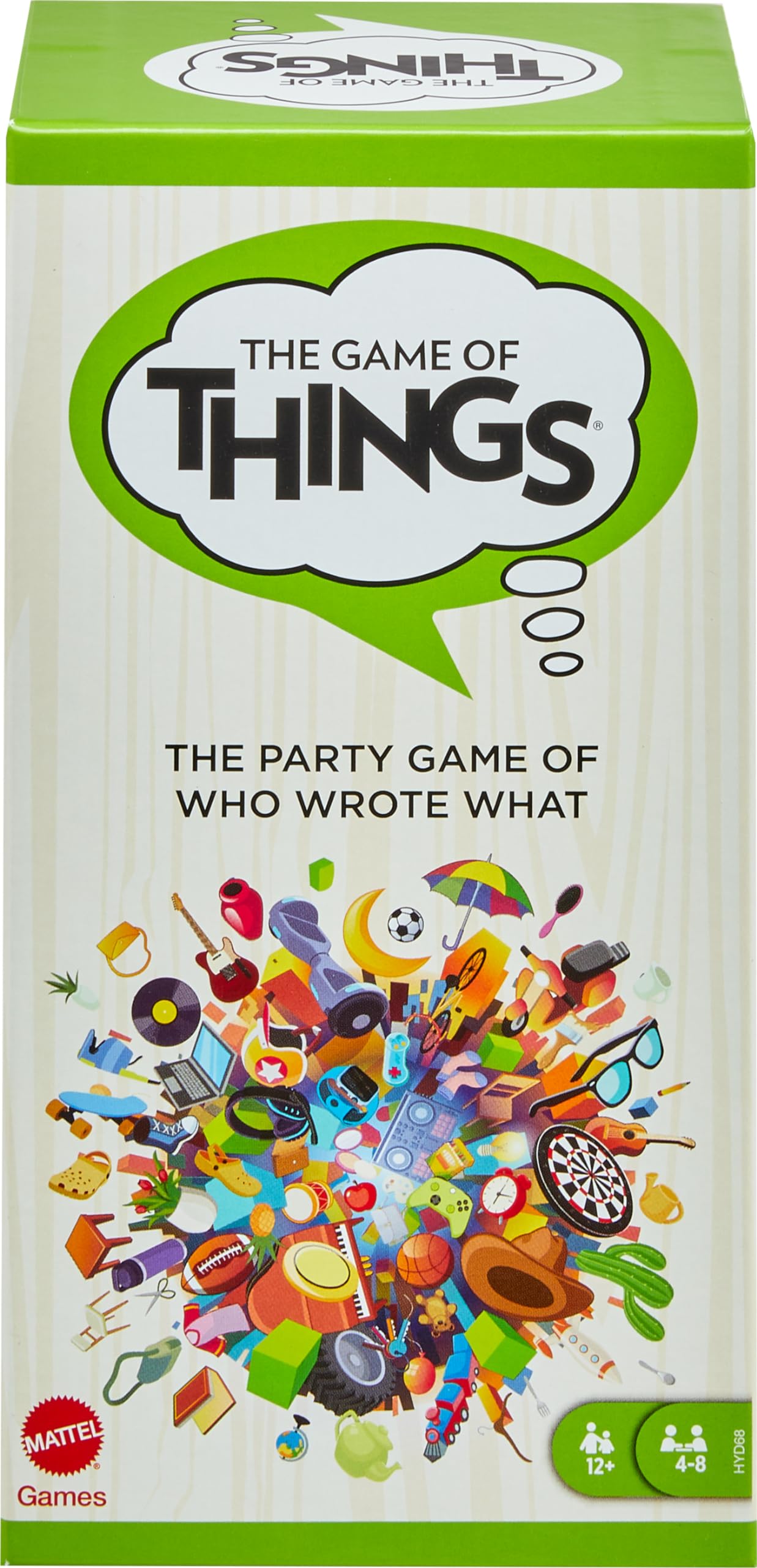 Mattel Games The Game of Things Party Game for Teens & Adults, Board Game for Family Night with Erasable Boards & Wet Erase Markers