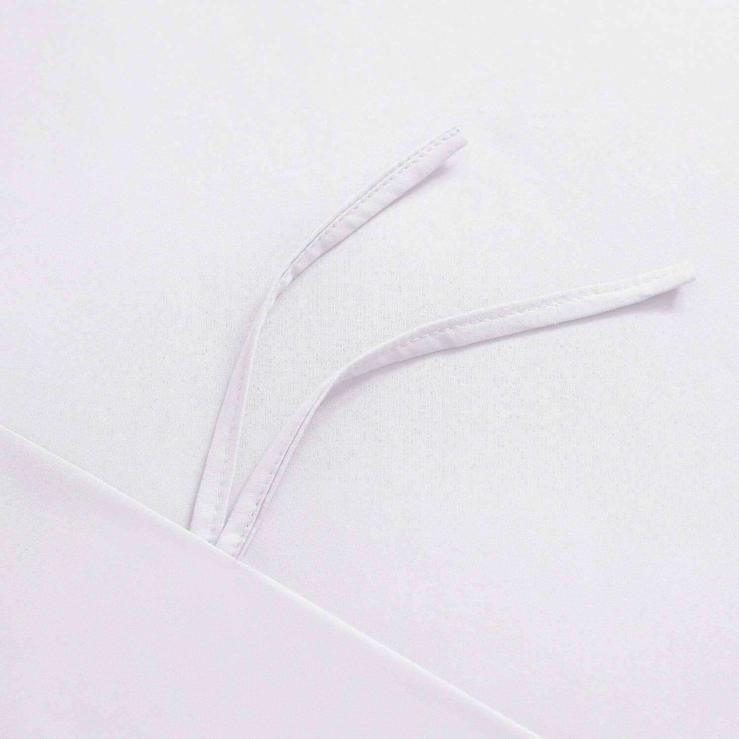 Mellanni Queen Bed Sheet Set + Duvet Cover Set Bundle&Save - Hotel Luxury Bedding - Bundle Includes: 4pcs Bed Sheet Set and 5pcs Duvet Cover Set (Queen, Lavender/White)