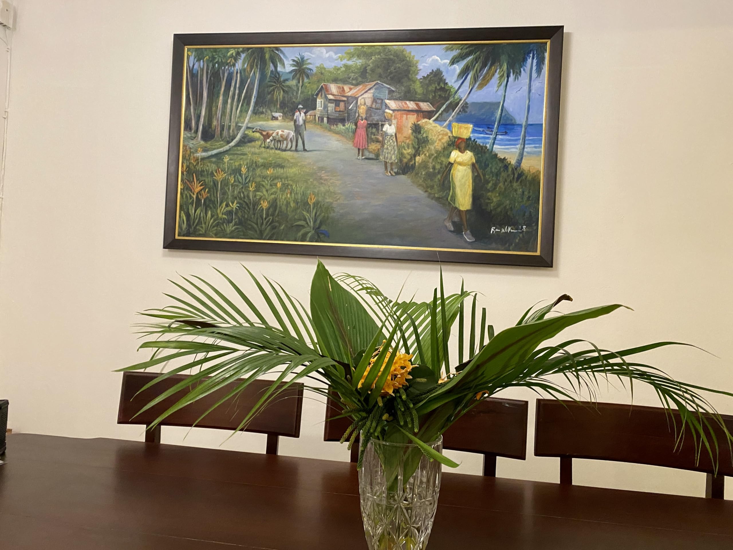 TradeInc Enterprises Most Expensive Painting on Amazon from Famous Caribbean Artist Ryan Williams - Collectible Paintings Cultural Collectors Item (1 of a kind available)