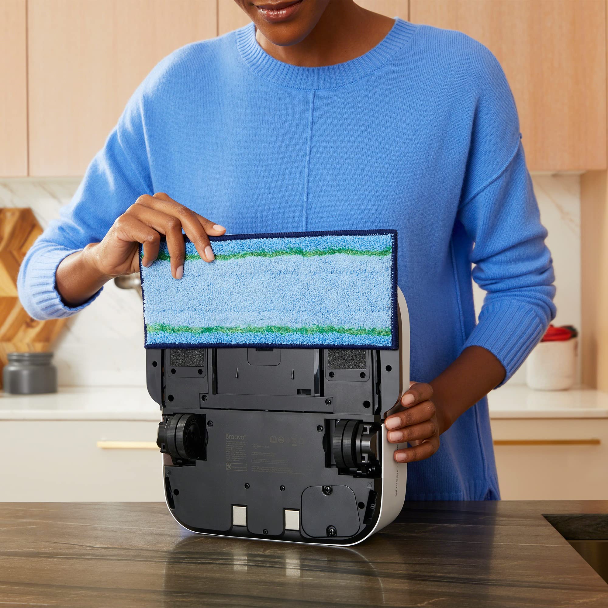 iRobot Braava Jet Authentic Replacement Parts – m6 Washable Pads Multi-Pack, 1 Wet & 1 Dry Pad