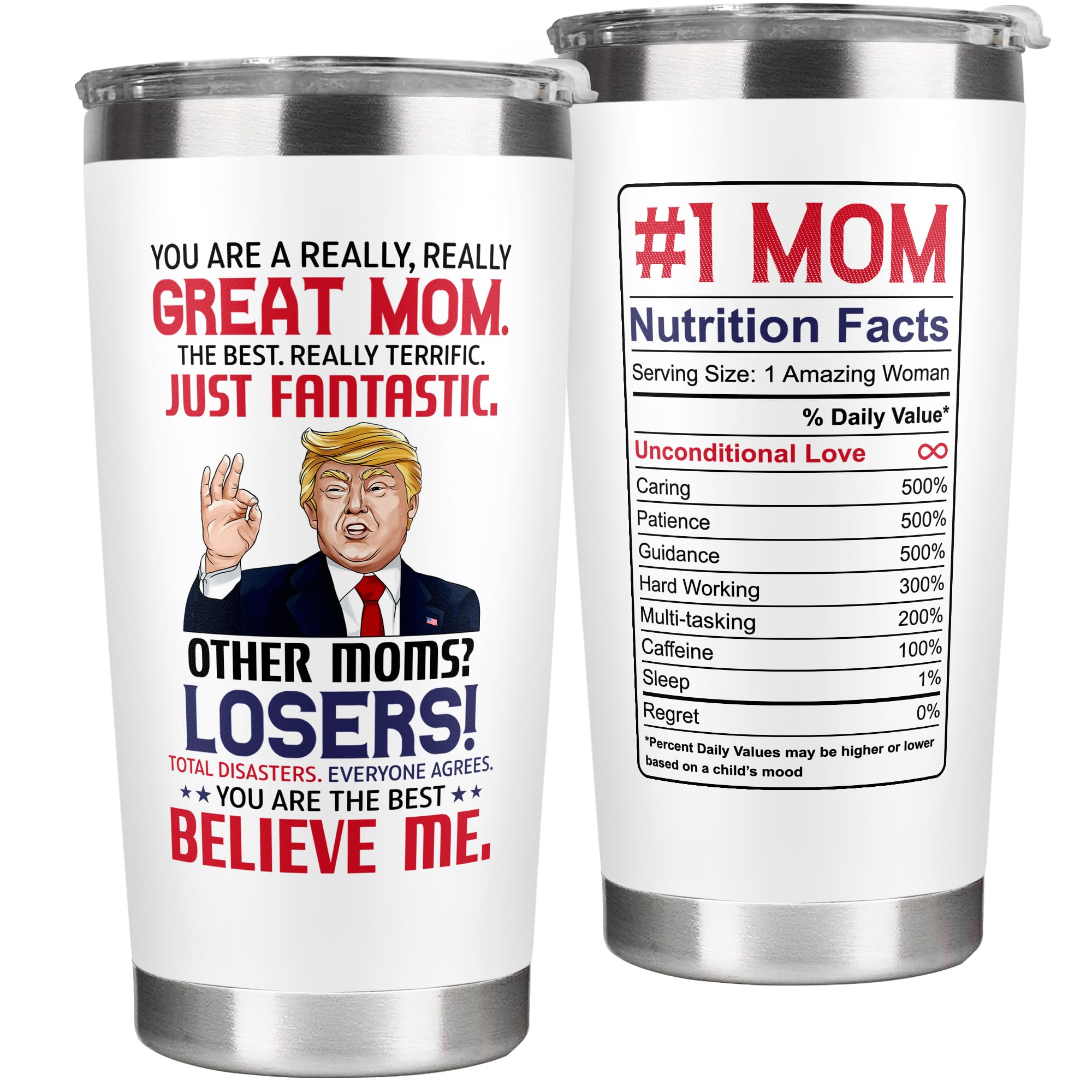 Gifts for Mom from Daughter Son - Mom Birthday Gifts, Birthday Gifts for Mom, Mother Birthday Gifts - Mom Gifts for Christmas, Christmas Gifts for Mom - New Mom Gifts for Women - 20 Oz Mom Tumbler