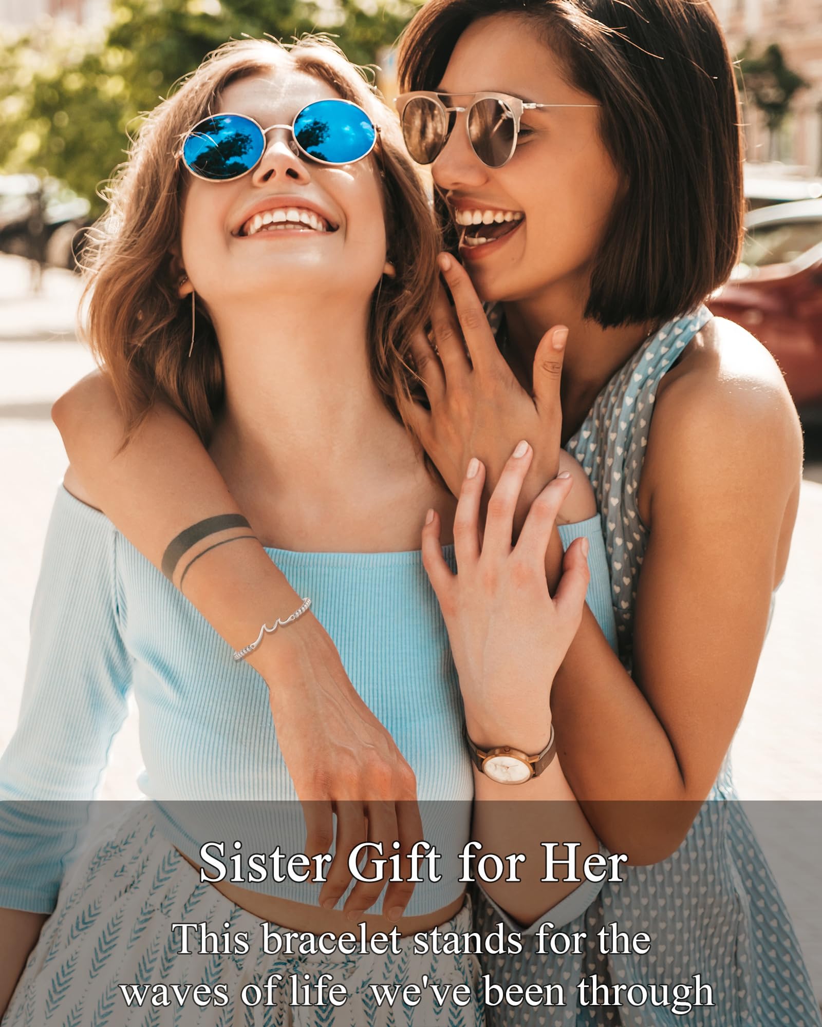 Tarsus Gifts for Sister, Sister Birthday Gifts, Sisters Gifts from Sister Bracelets for Women Christmas Gifts
