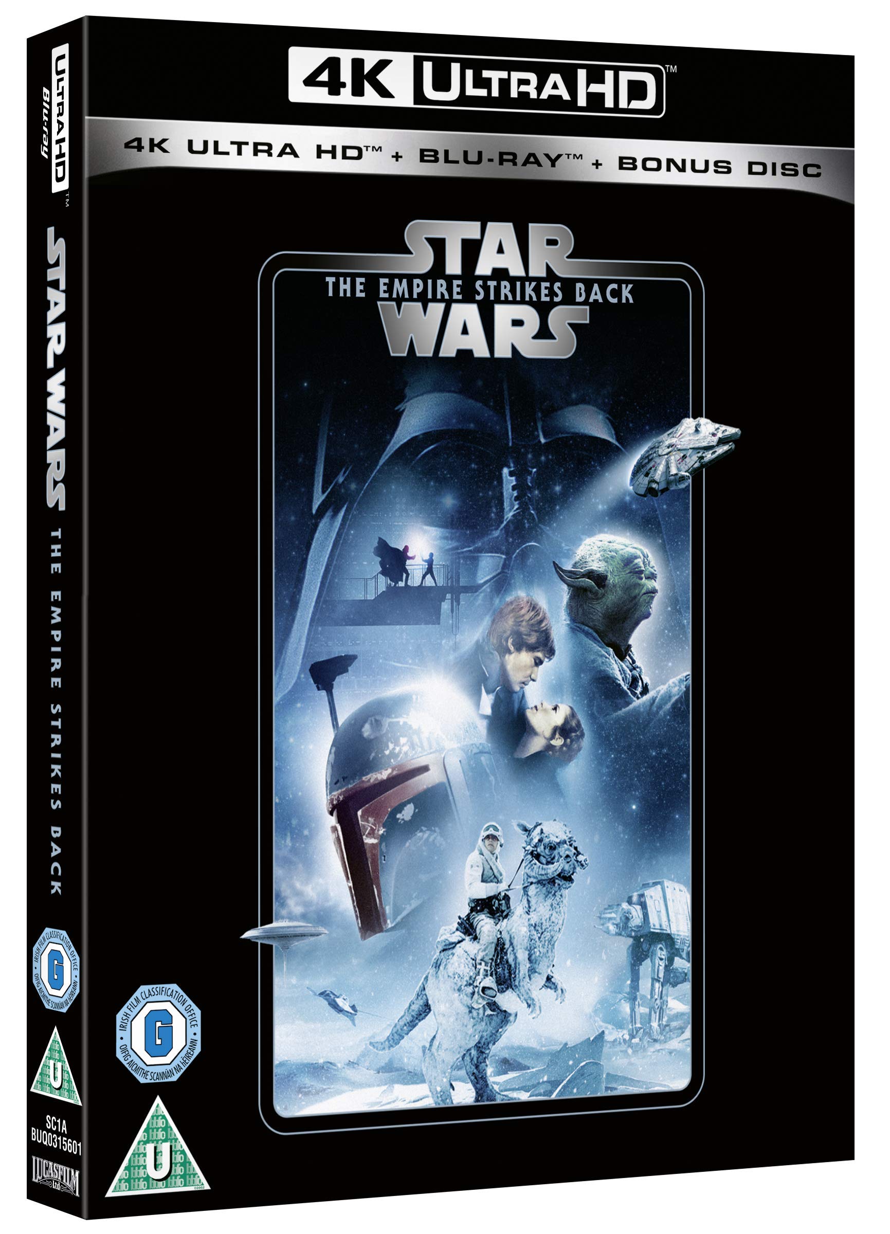Star Wars Episode V: The Empire Strikes Back [Blu-ray] [2020] [Region Free] [4K UHD]