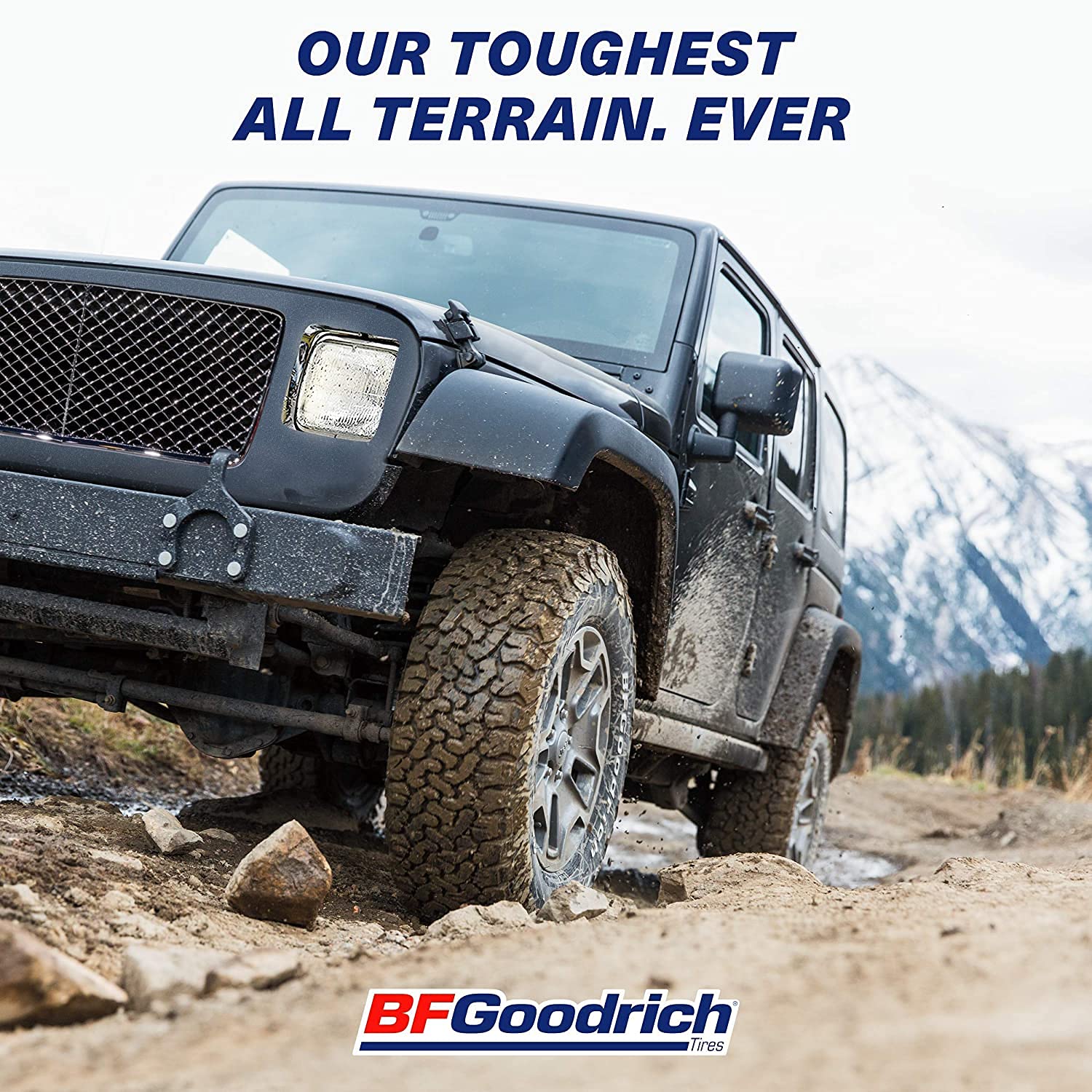 BFGoodrich All Terrain T/A KO2 Radial Car Tire for Light Trucks, SUVs, and Crossovers,33x10.50R15/C 114R