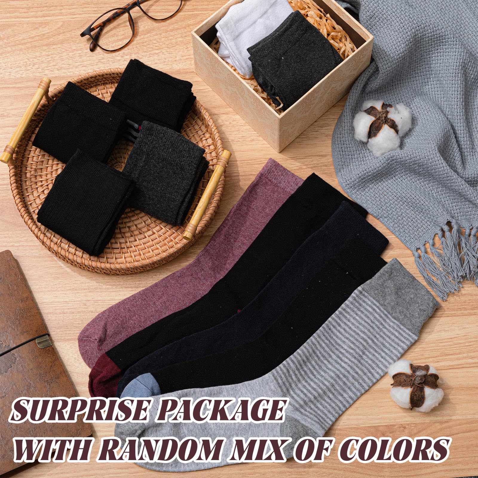 Croloose 120 Pairs Mens Socks Bulk for Homeless Donation Moisture Wicking Socks Athletic Casual Winter Socks in Bulk for Unisex Adult Homeless