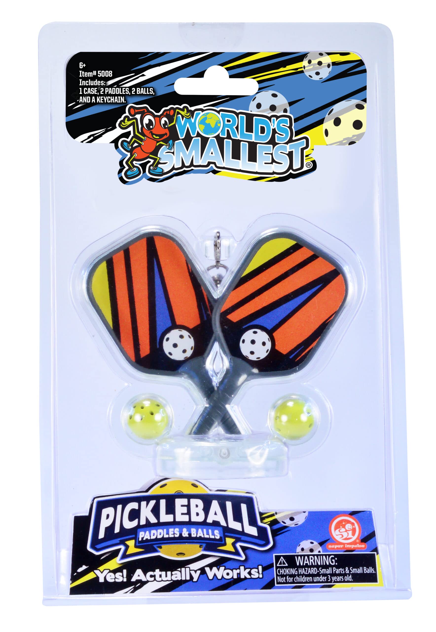 World's Smallest Pickleball Paddles & Balls