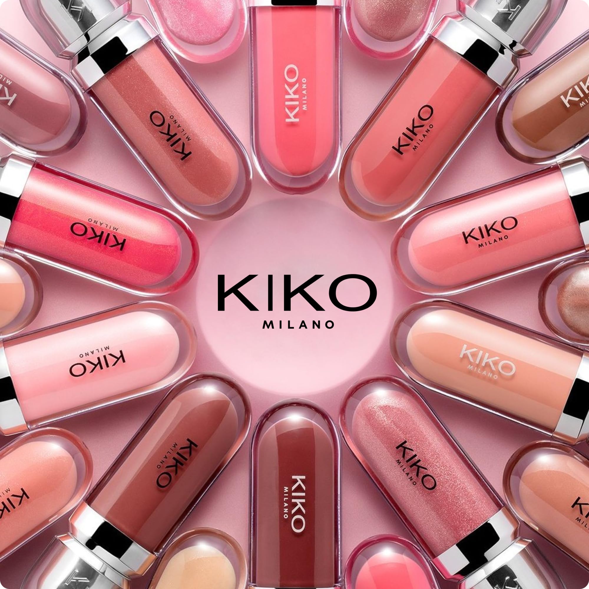 KIKO Milano 3D Hydra Lip Gloss – High Shine, Hydrating, Plumping, Non-Sticky, Moisturizing Lip Makeup – 32 Pearly Natural Rose – 6.5ml