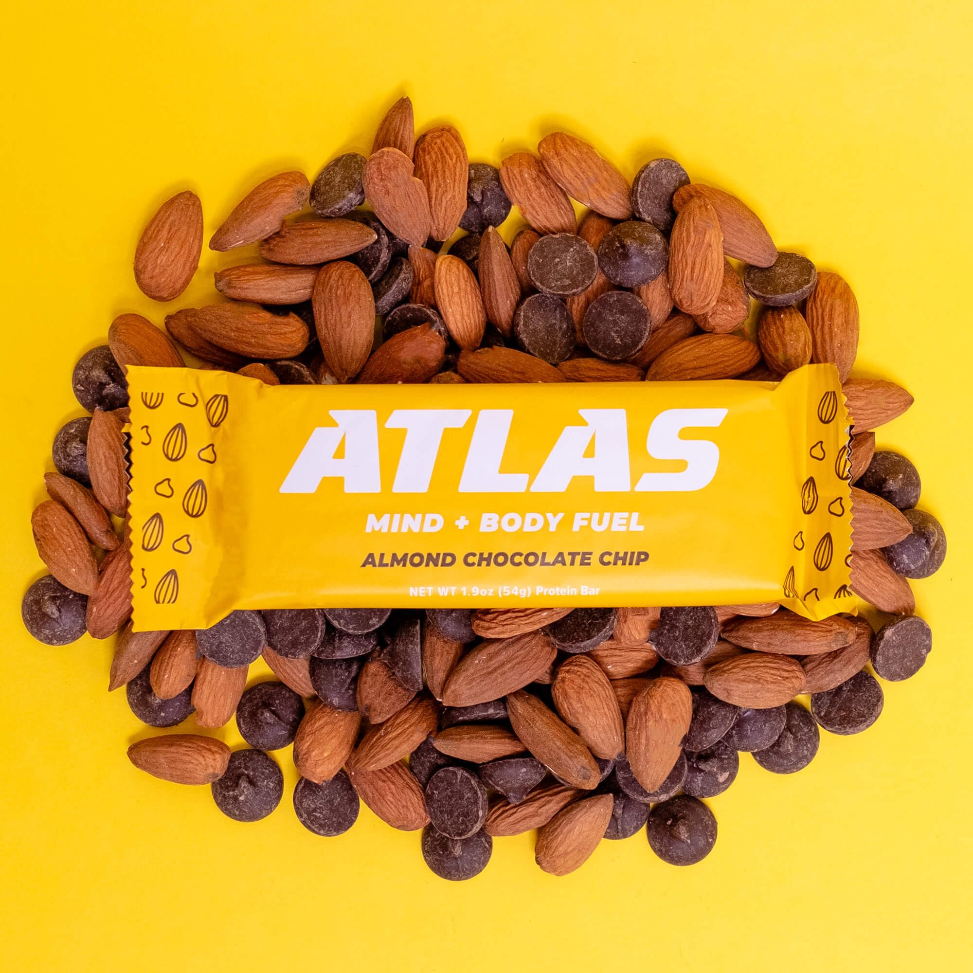 Atlas Protein Bar, 20g Protein, 1g Sugar, Clean Ingredients, Gluten Free (Whey Variety, 12 Count (Pack of 1))