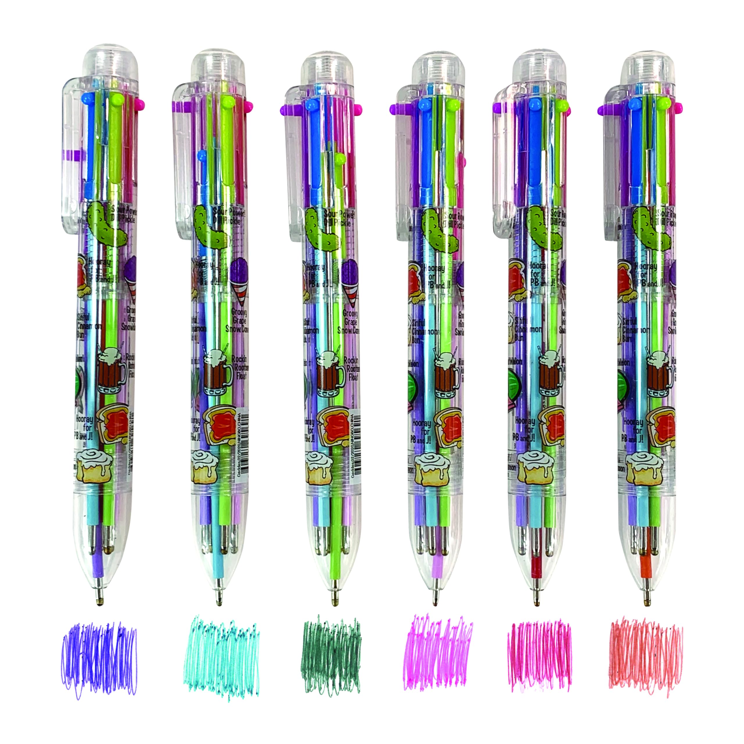 Raymond Geddes Scent-Sibles 6-Color Multicolor Pen Set With Scented Ink (Pack of 12)