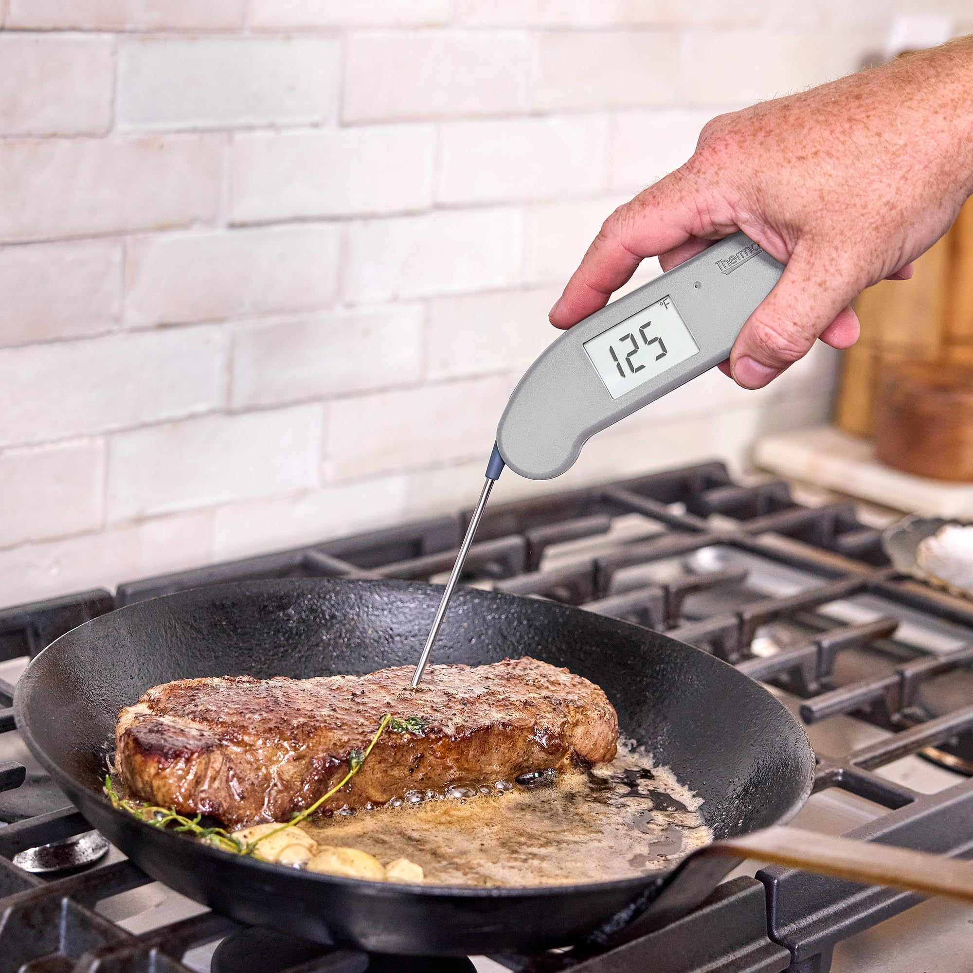 ThermoWorks Thermapen ONE, No. 1 Recommended Instant-Read Thermometer - Nautical Blue