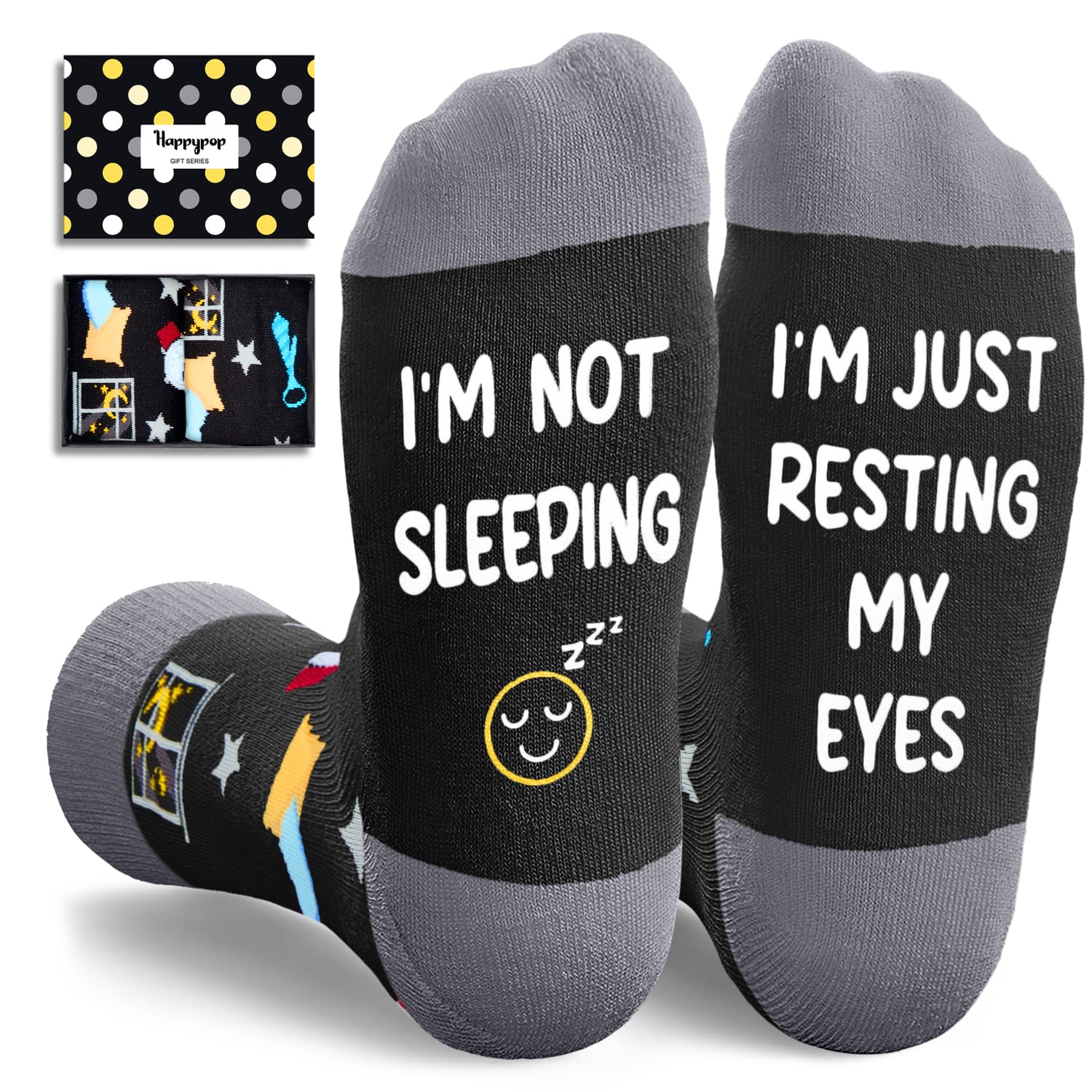 HAPPYPOP Birthday Gifts For Men - Gifts For Older Men Old People, Gifts For Dad Husband Grandpa Grandparents, Father Day Gifts Socks Christmas Stocking Stuffers