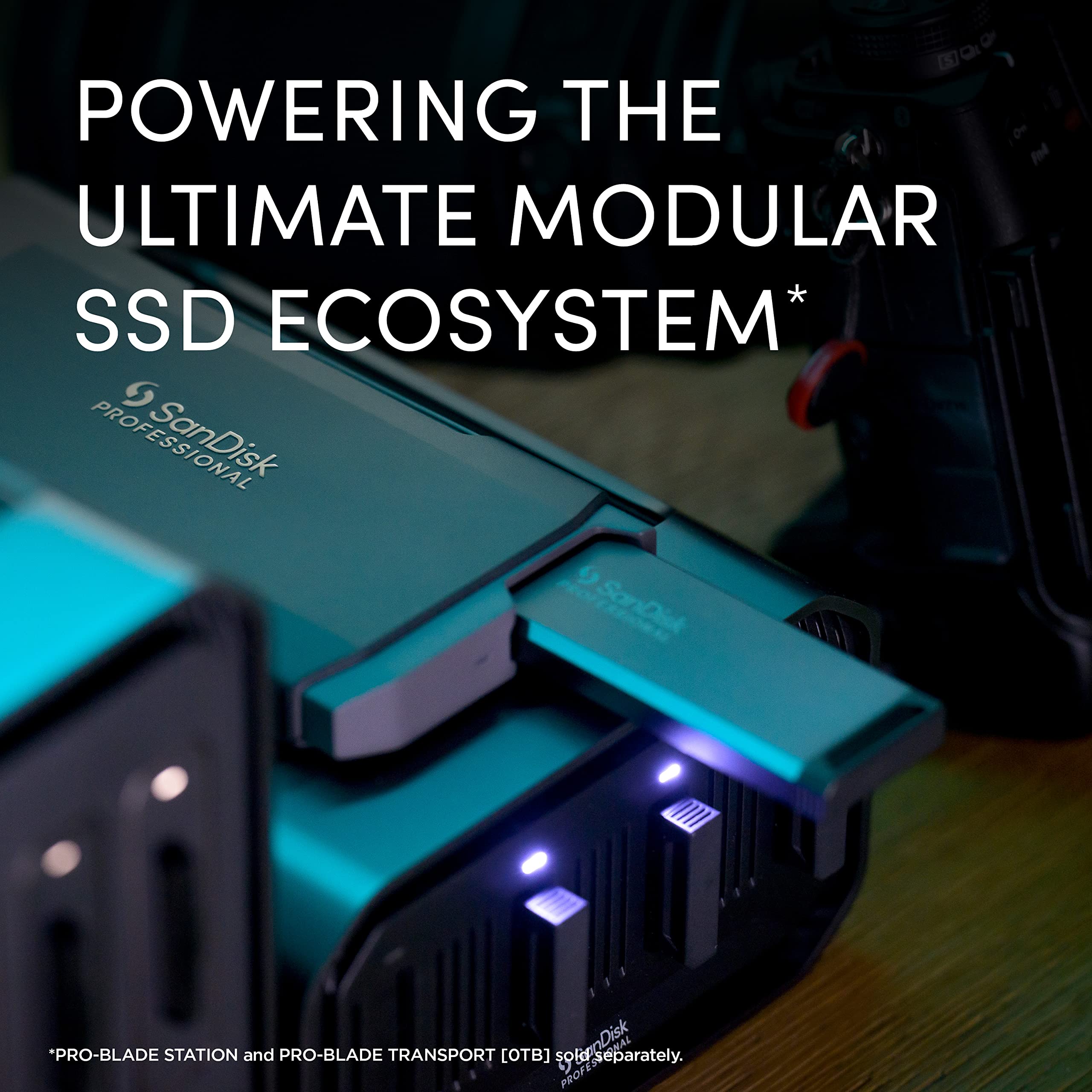 SANDISK Professional 4TB PRO-Blade SSD Mag - Portable & Modular NVMe SSD Mag, Ultra-Durable - SDPM1NS-004T-GBAND