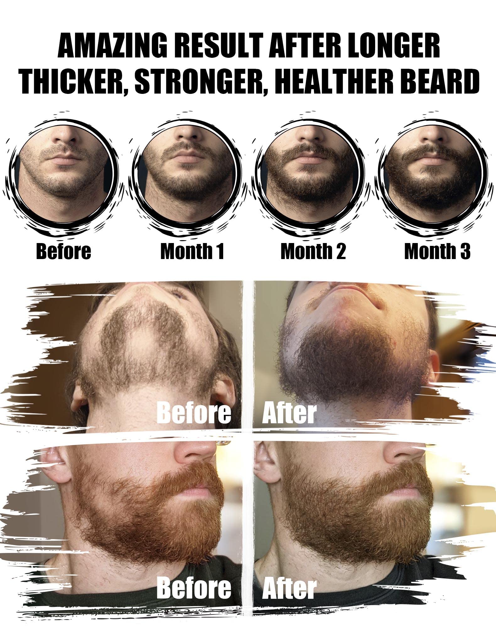 Beard Kit for Men Grooming & Care: with 2 Pack Beard Oils and Balm - Wash & Conditioner for After Shave Lotions Sandalwood, Brush and Comb Sets with Scissors, Valentines Fathers Gifts for Dad/Men/Him