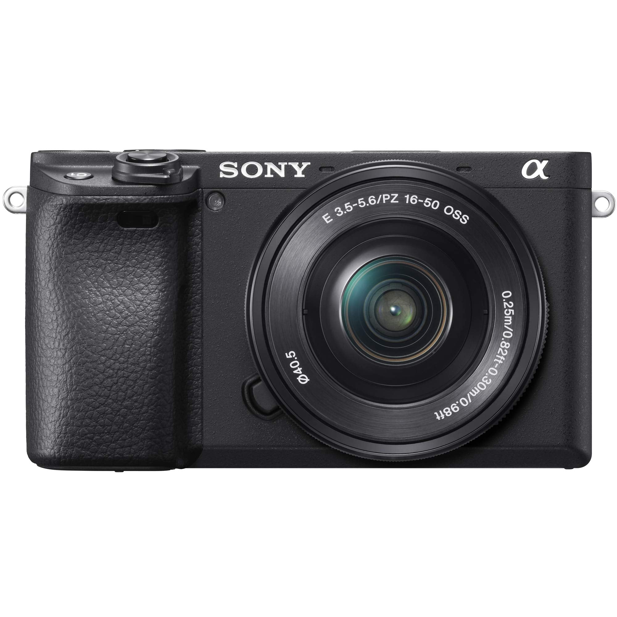 Sony a6400 4K Mirrorless Camera + 16-50mm & 55-210mm 2 Lens Kit ILCE-6400L/B Black | Official Sony USA Partner Model | Bundle with 0.43x Wide Angle + 2.2X Telephoto + Deco Gear Accessories & Battery