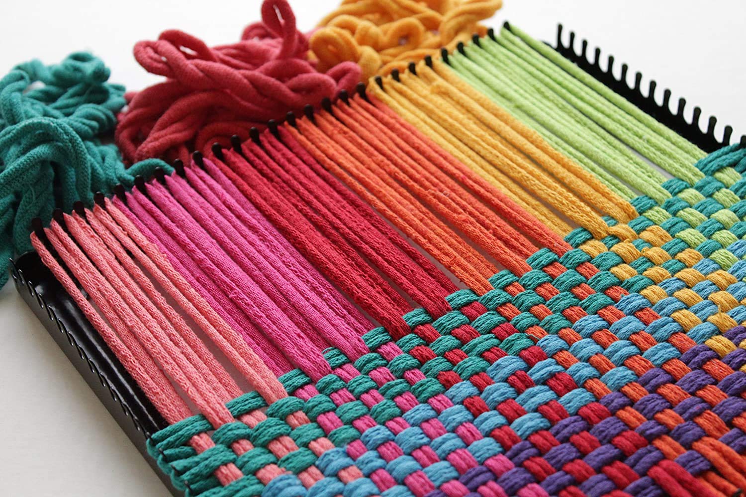 Friendly Loom | 10” PRO-Size Potholder Loom Kit | Craft 2 Cotton Potholders