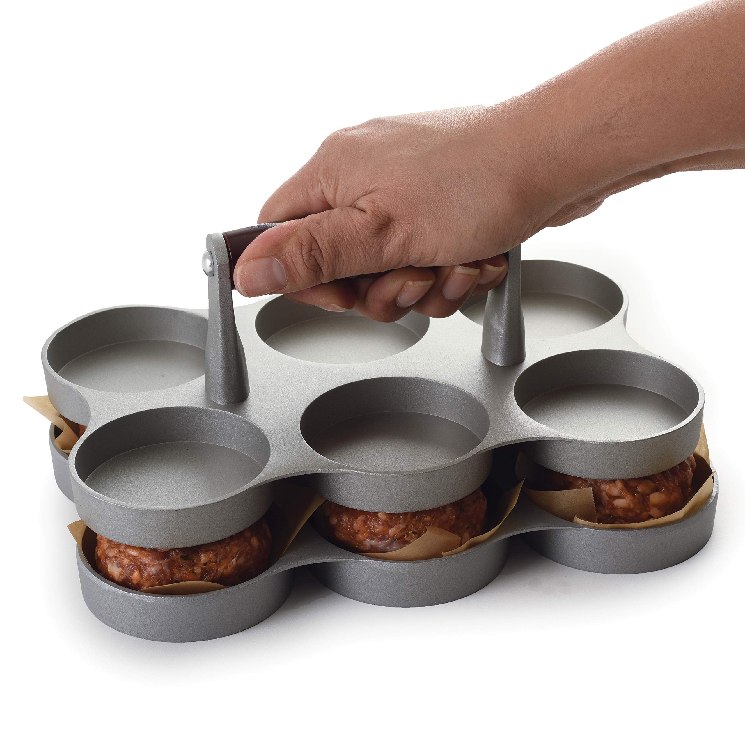 Norpro Mini Burger Press, 1 EA, gray