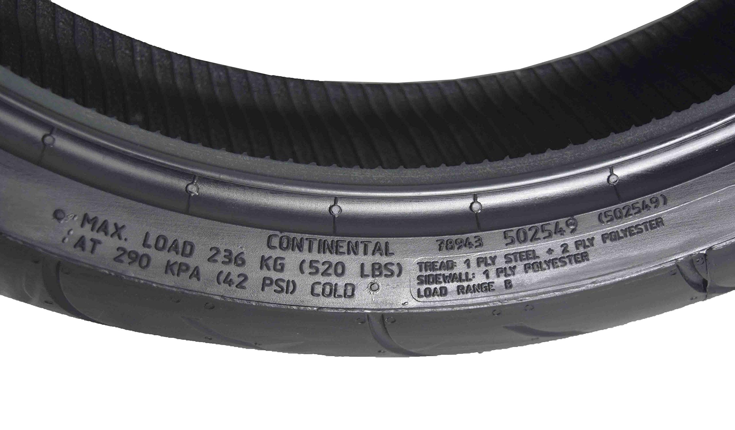 CONTINENTAL MOTION Tire Set 120/70zr17 Front & 190/50zr17 Rear 190 50 17 120 70 17 2 Tire Set by CONTINENTAL