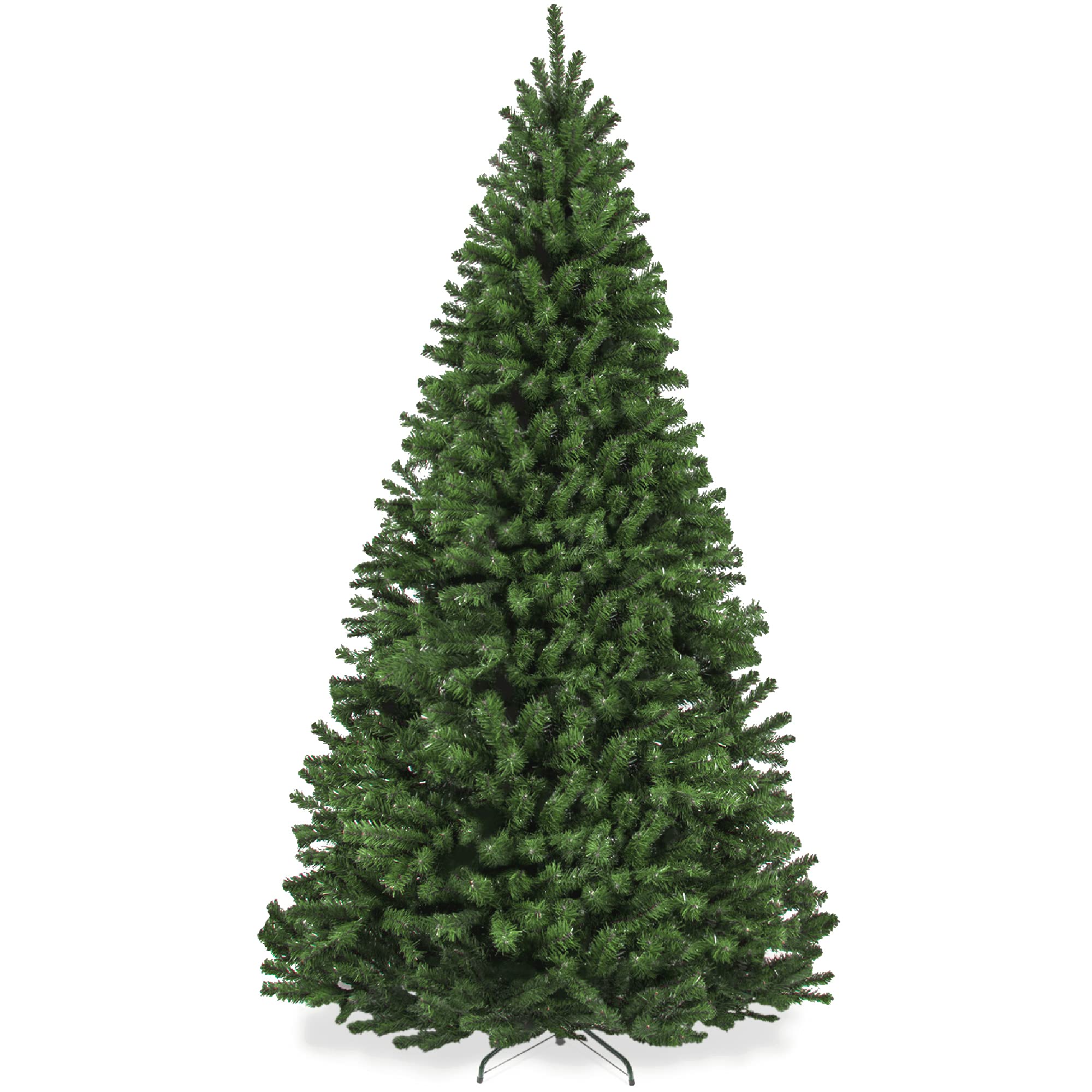 Best Choice Products Artificial Christmas Tree, 6ft Premium Unlit Realistic Spruce Holiday Décor w/Dense Branches, Easy Assembly, Metal Base