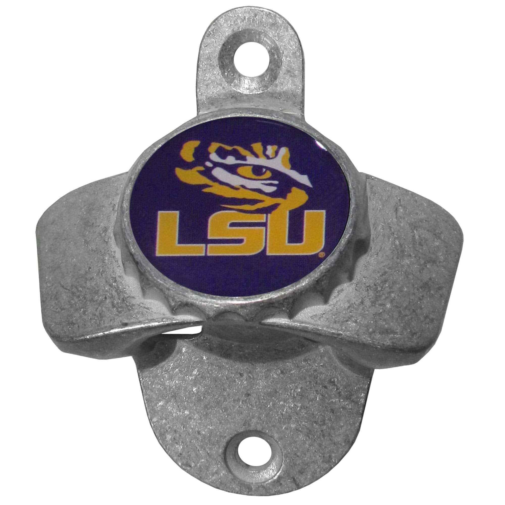 Siskiyou Sports NCAA LSU Tigers Wall Bottle Opener,White