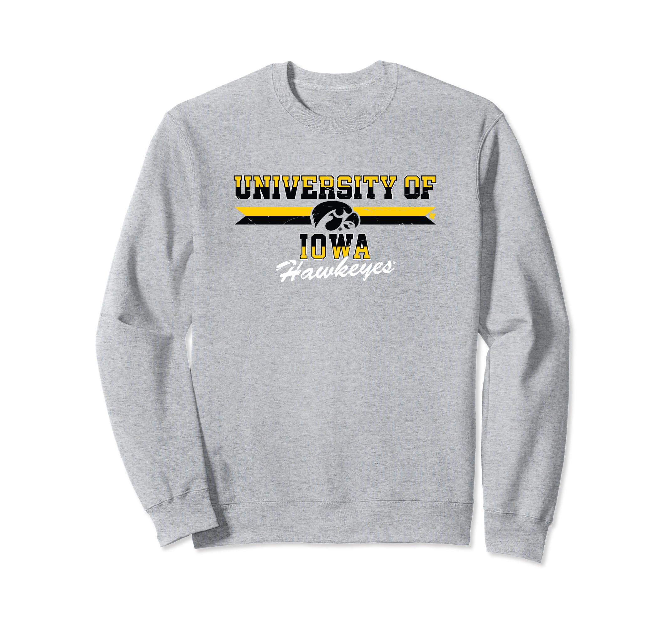 Iowa: University Throwback - Iowa Hawkeyes - NCAA College Sweatshirt