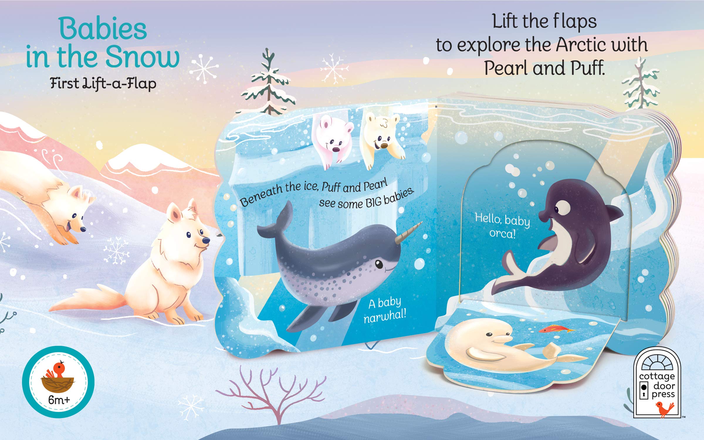 Babies in the Snow Chunky Lift-a-Flap Board Book (Babies Love)