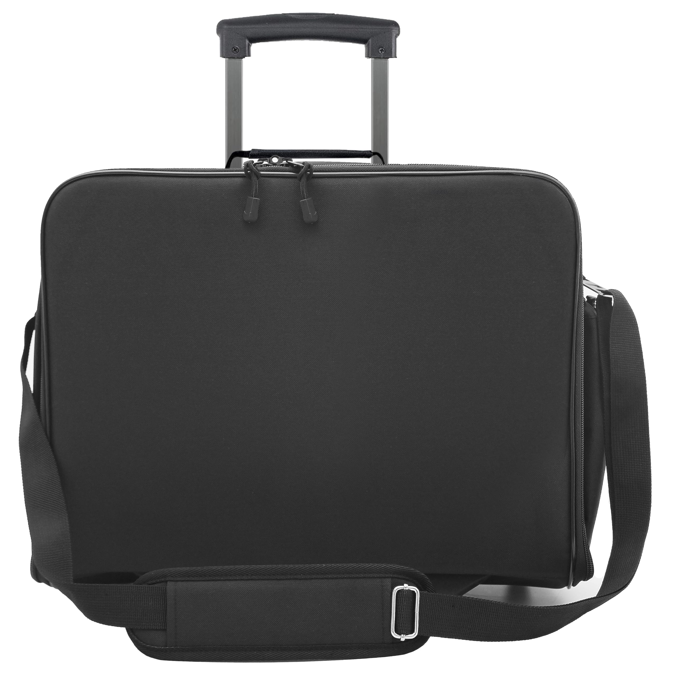 17.5" Foldable Laptop Carry-on Briefcase On Wheels, Under the Seat Personal Item Suitcase Compliant with Spirit, Frontier, American, Delta, Allegiant and More. 18x14x8 inches (45x36x20 cm)