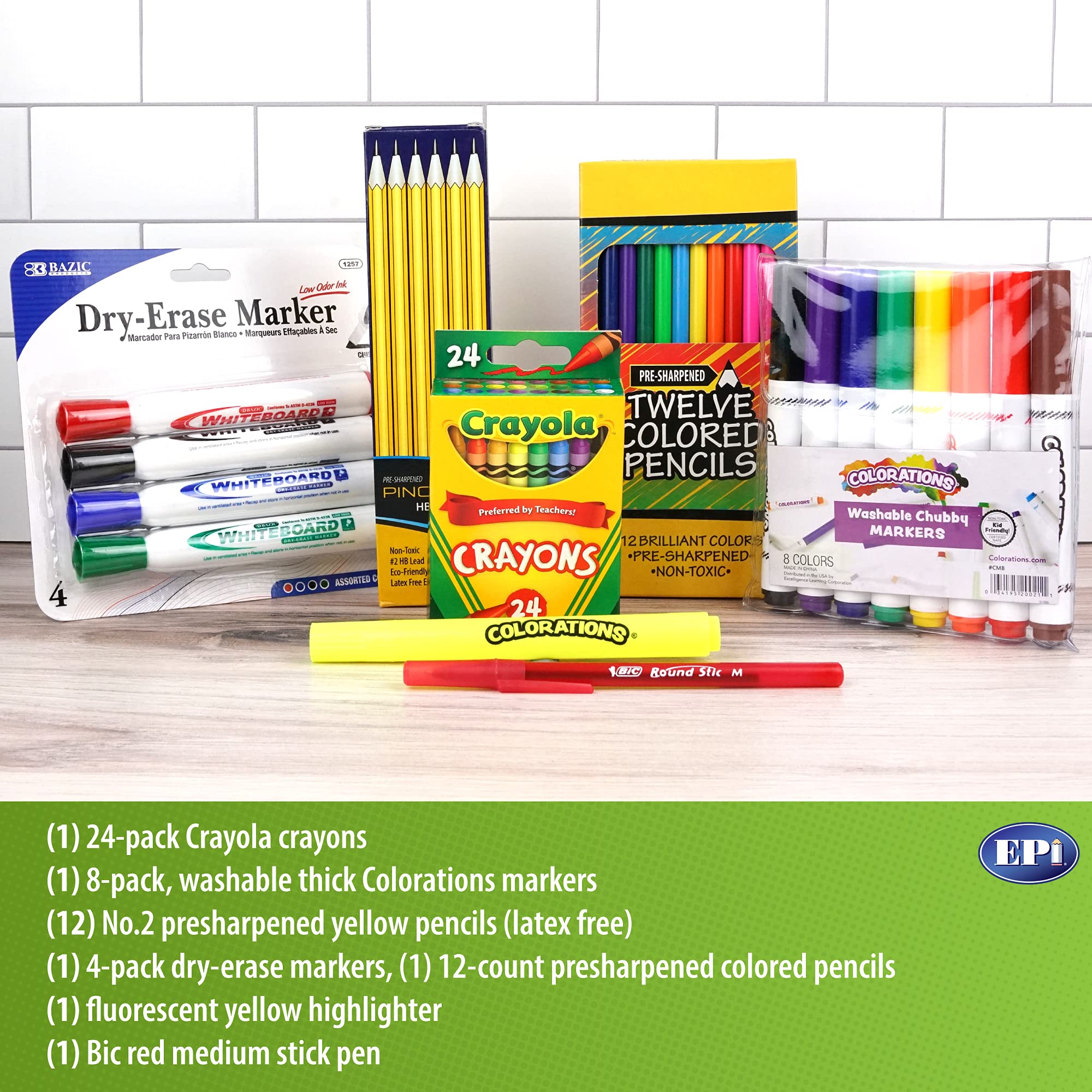 EPI Essential School Supply Kit for Second and Third Grade Students