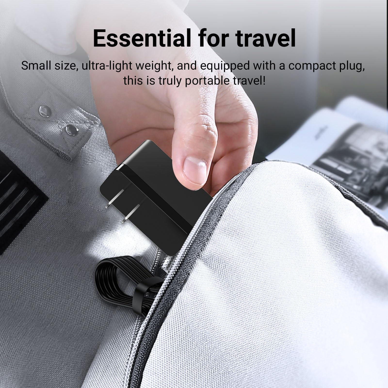 Massager Power Cord for Zyllion Shiatsu Back and Neck Massager/Nekteck/Comfier Back Shoulder and Neck Massager Charger Supply - 12V - Only Fit for 12V Massager